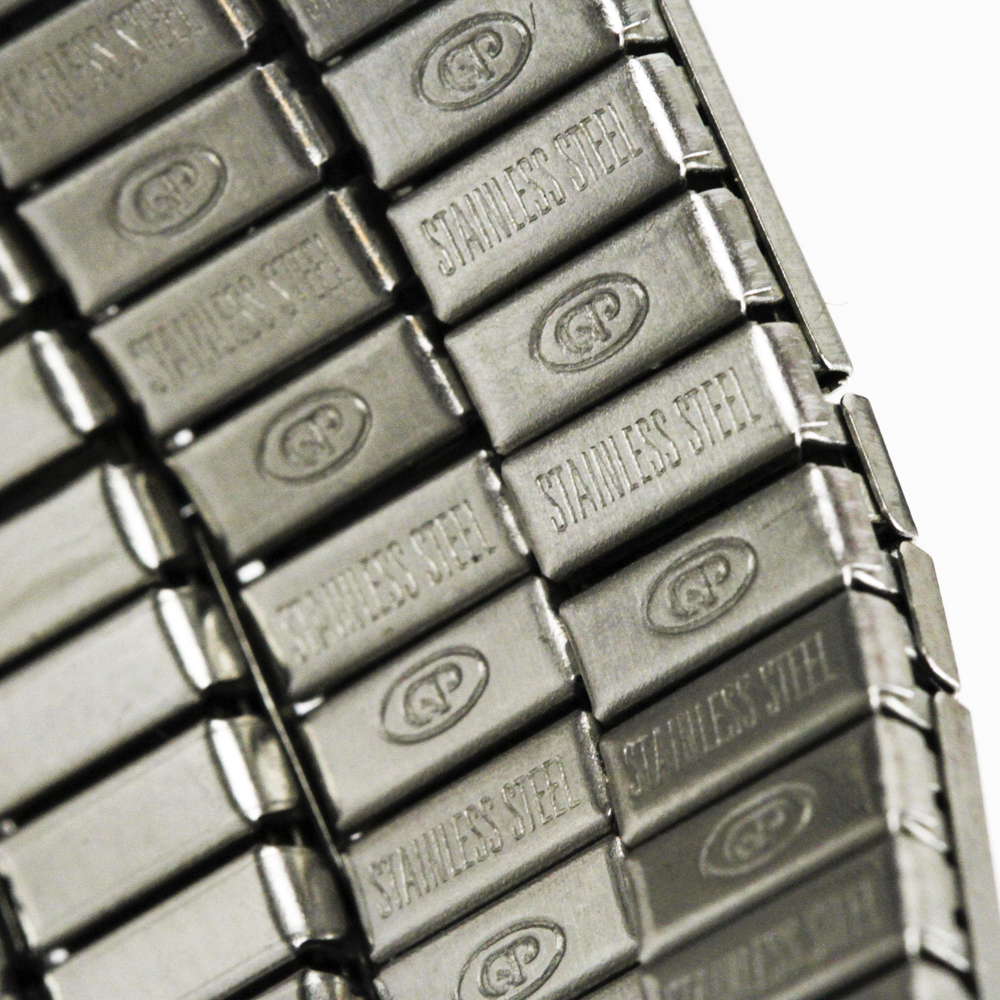 Set of Stainless Steel Stretch Bracelets With 18K Yellow Gold and Natural Stone Accents