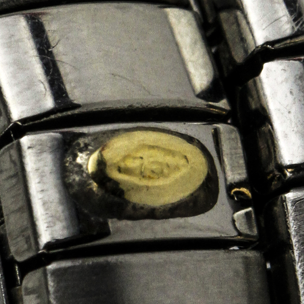 Set of Stainless Steel Stretch Bracelets With 18K Yellow Gold and Natural Stone Accents