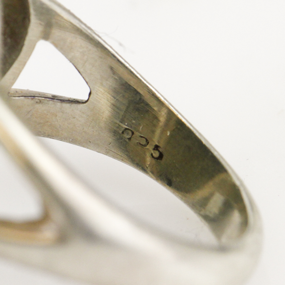 Sterling Silver and Onyx Ring