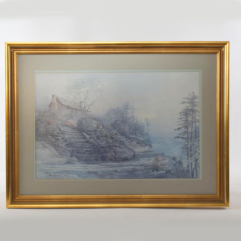 Ben Hampton Artist Proof Offset Lithograph "Appalachian Spring"