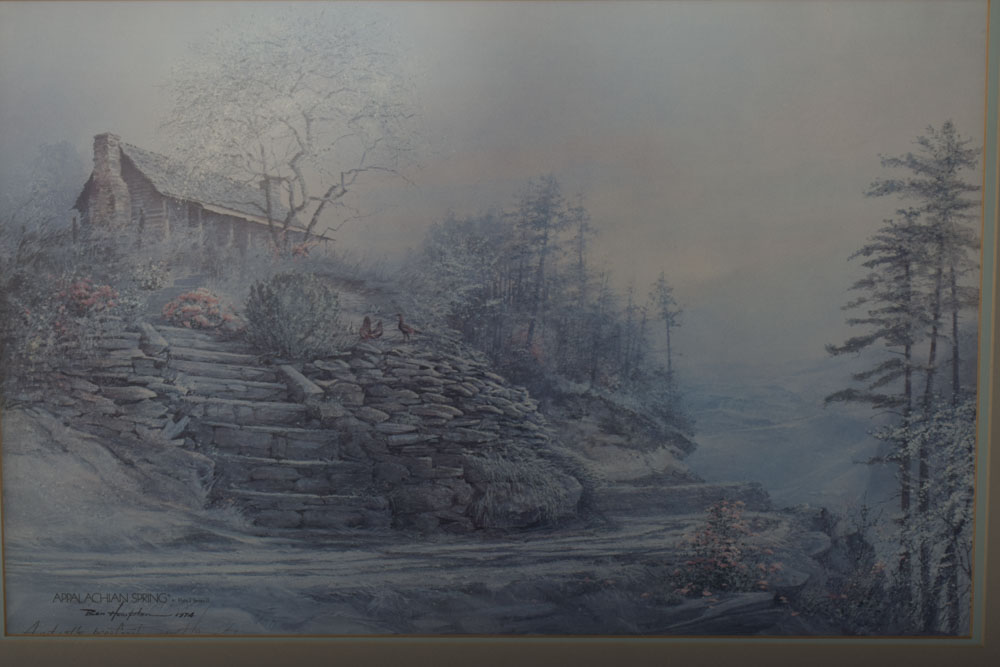 Ben Hampton Artist Proof Offset Lithograph "Appalachian Spring"