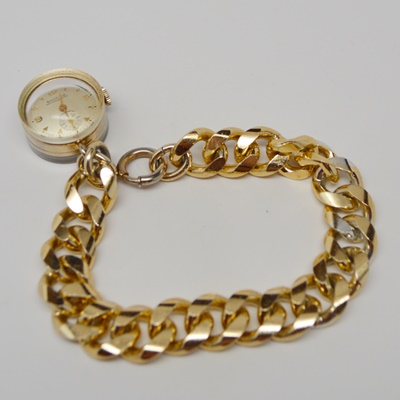 Vintage Sheffield Watch Charm and Women's Bracelet