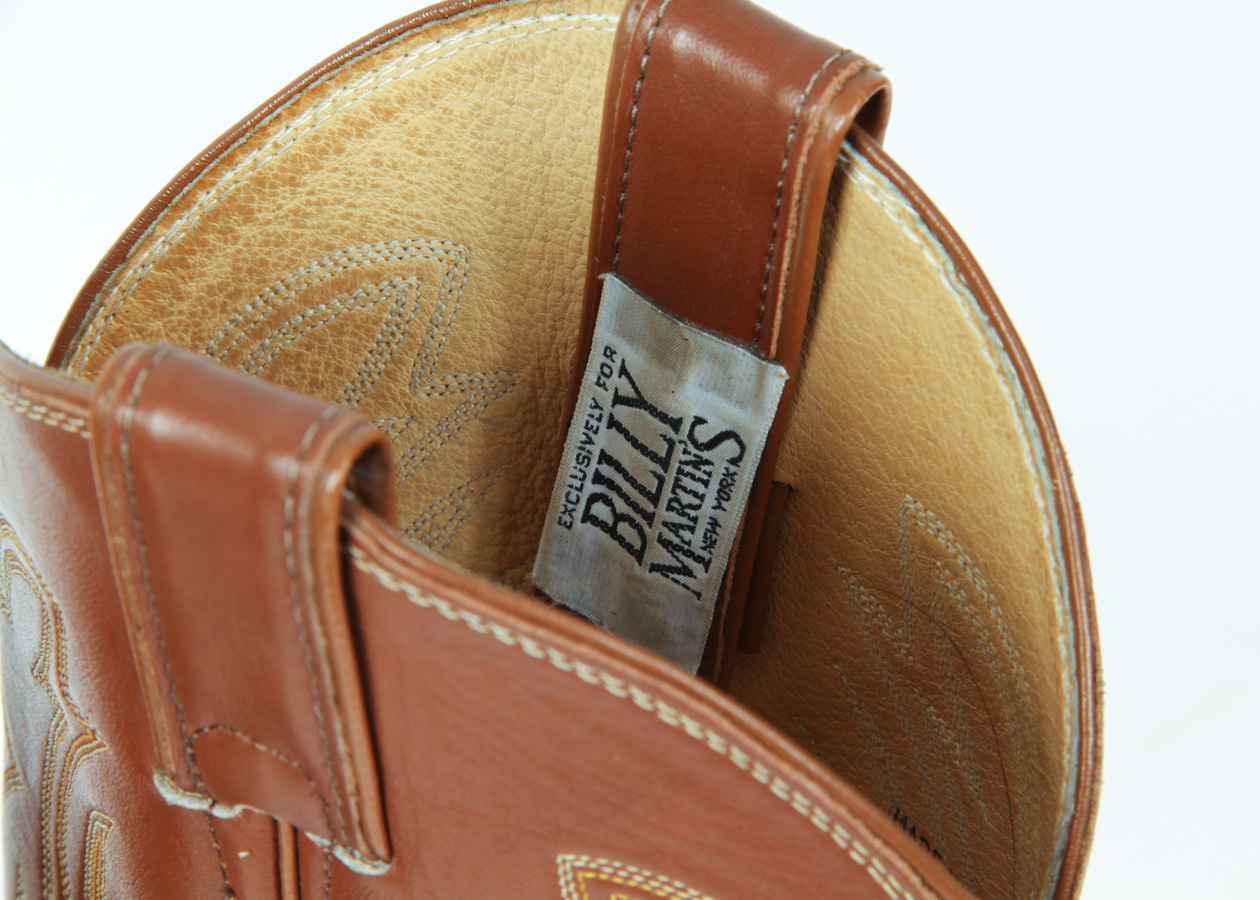 Vintage Justin Cowboy Boots for Billy Martin
