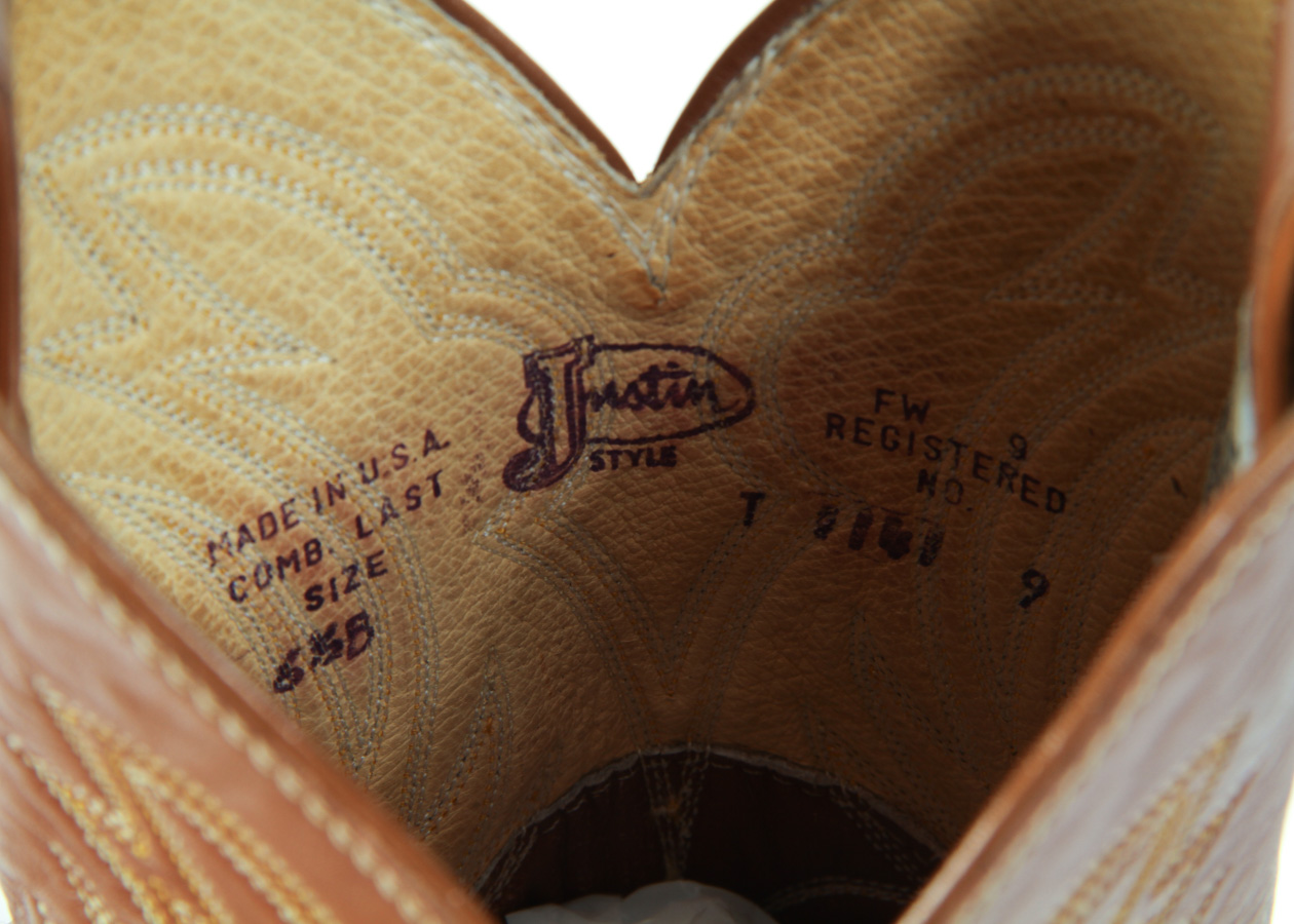 Vintage Justin Cowboy Boots for Billy Martin