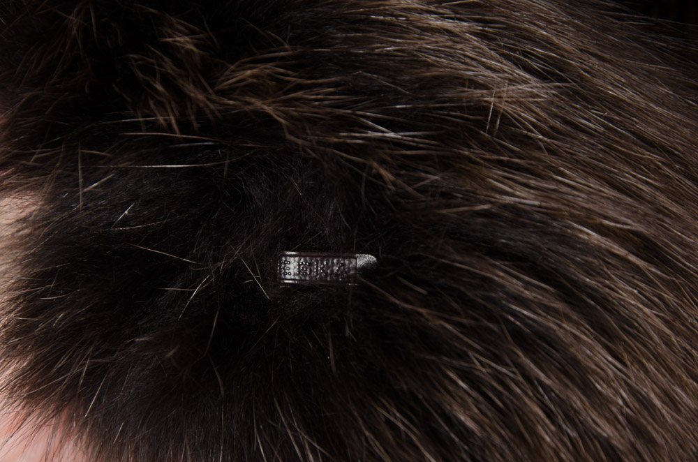 Vintage 1970s Women's German Fox Fur Collared Coat