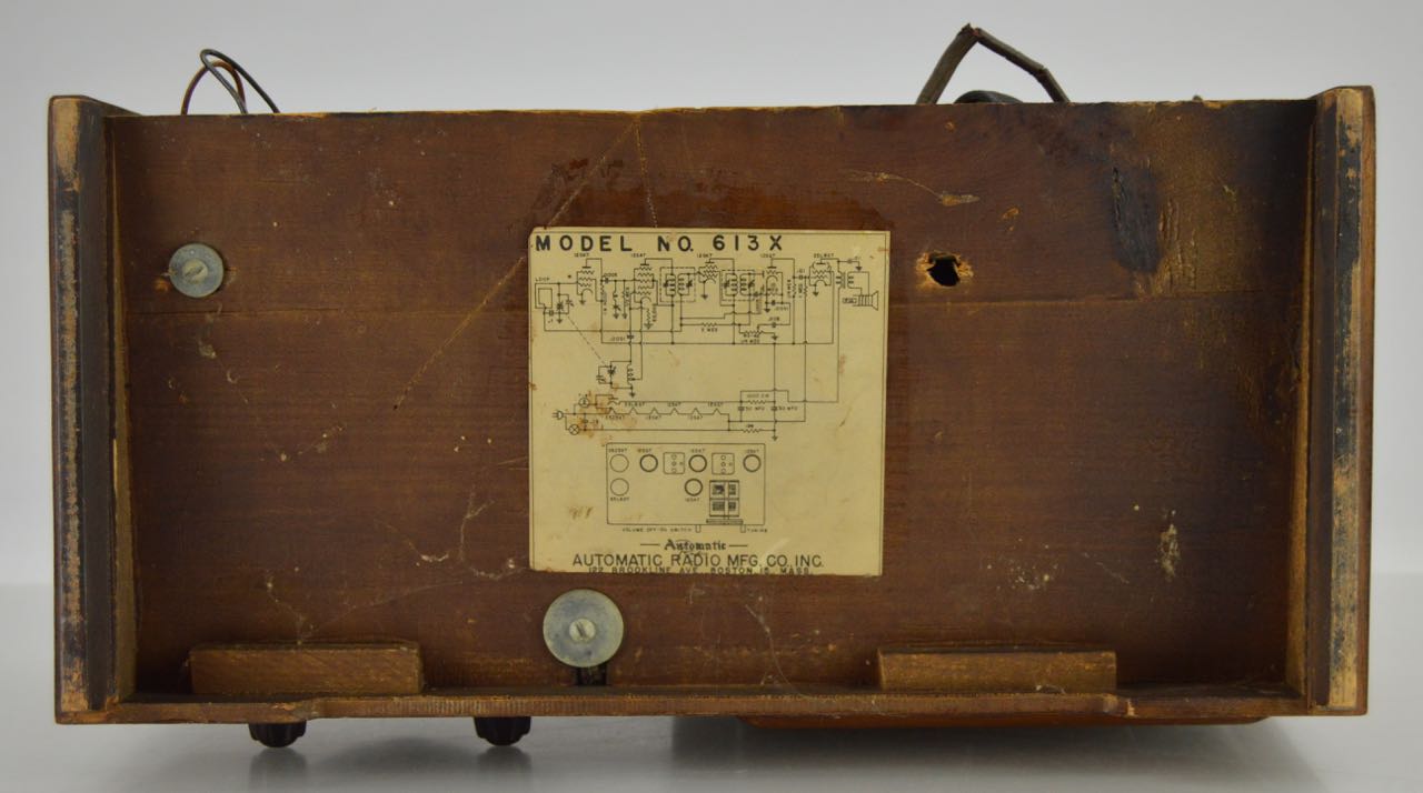 Vintage 1946 Tube "Automatic Radio" Model 613X