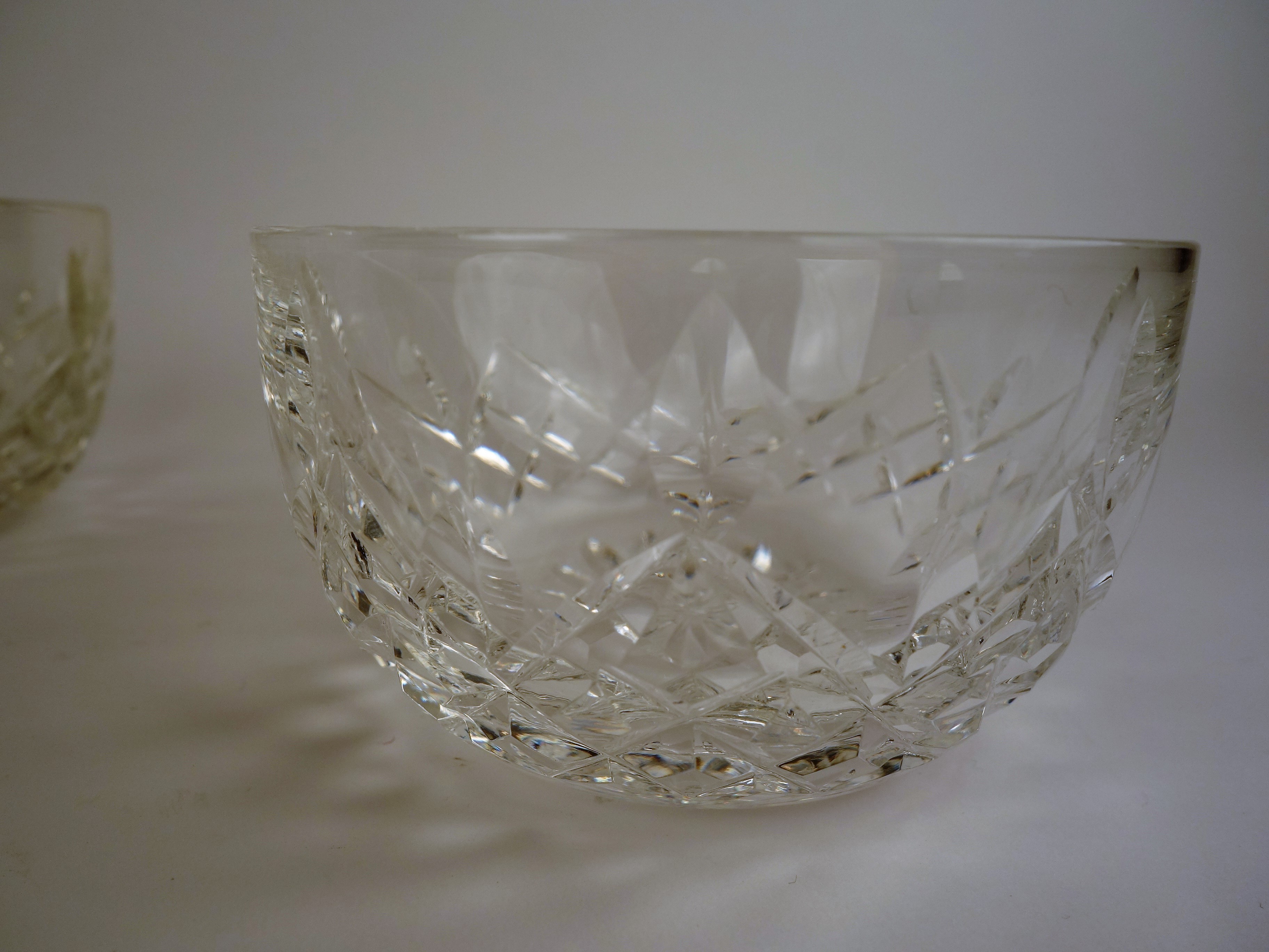 Six Waterford "Lismore" Finger Bowls