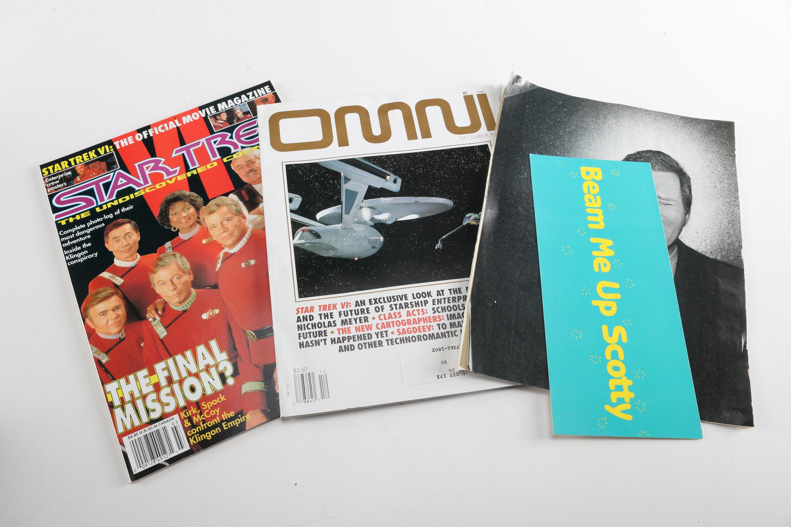 "Star Trek VI" Original Movie Script and "Star Trek" Ephemera