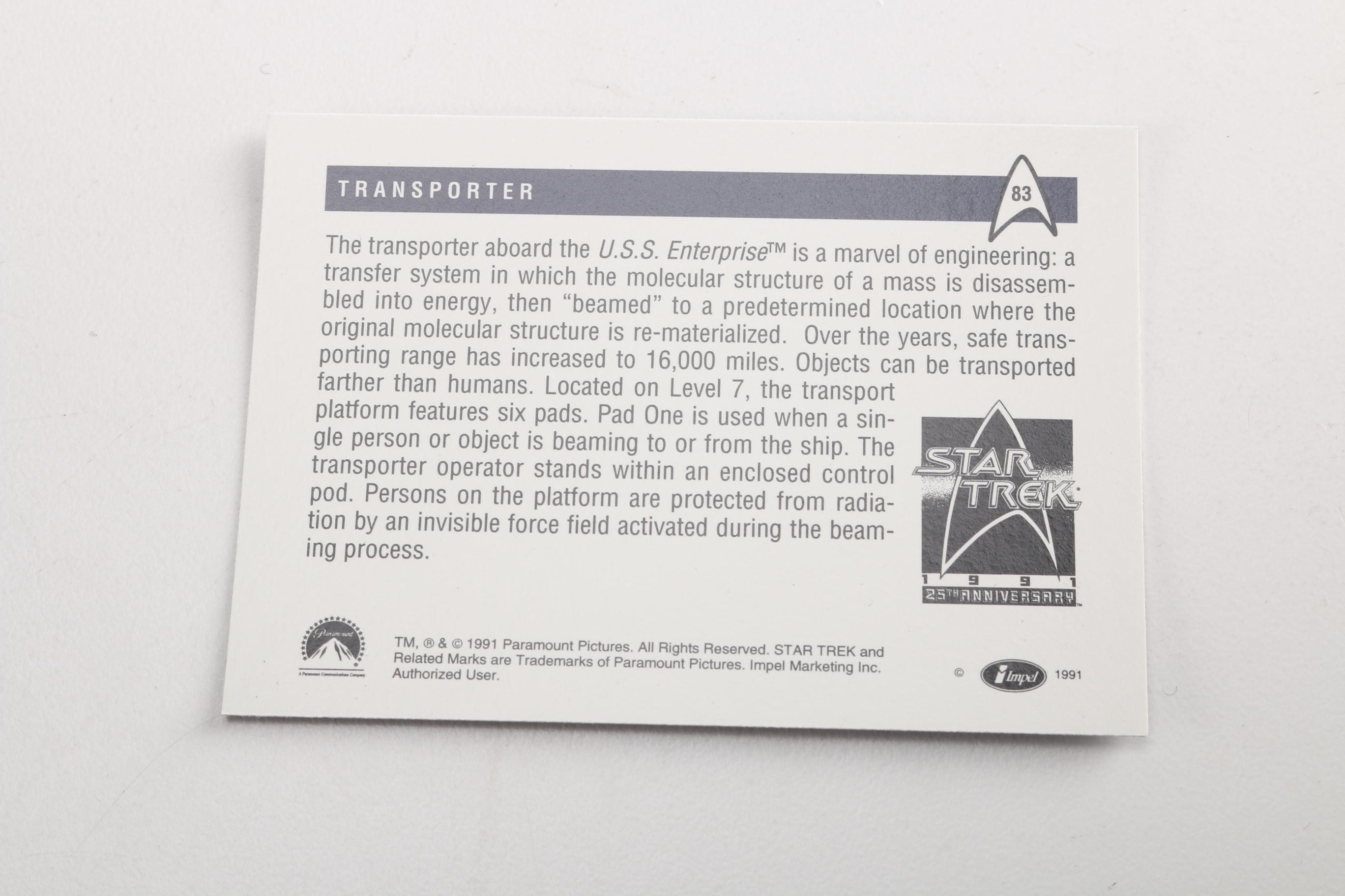 "Star Trek VI" Original Movie Script and "Star Trek" Ephemera