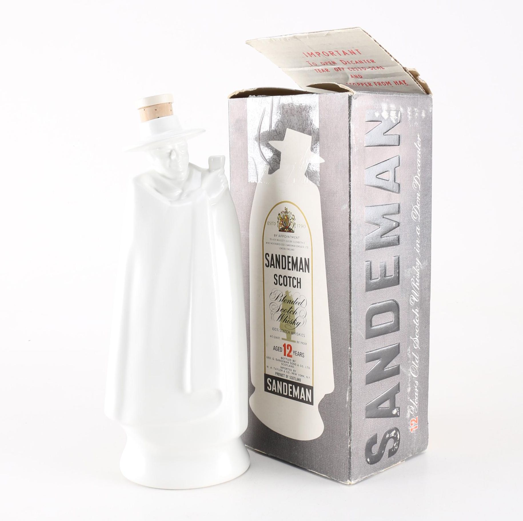 Wedgwood "Moonstone" Whiskey Decanter