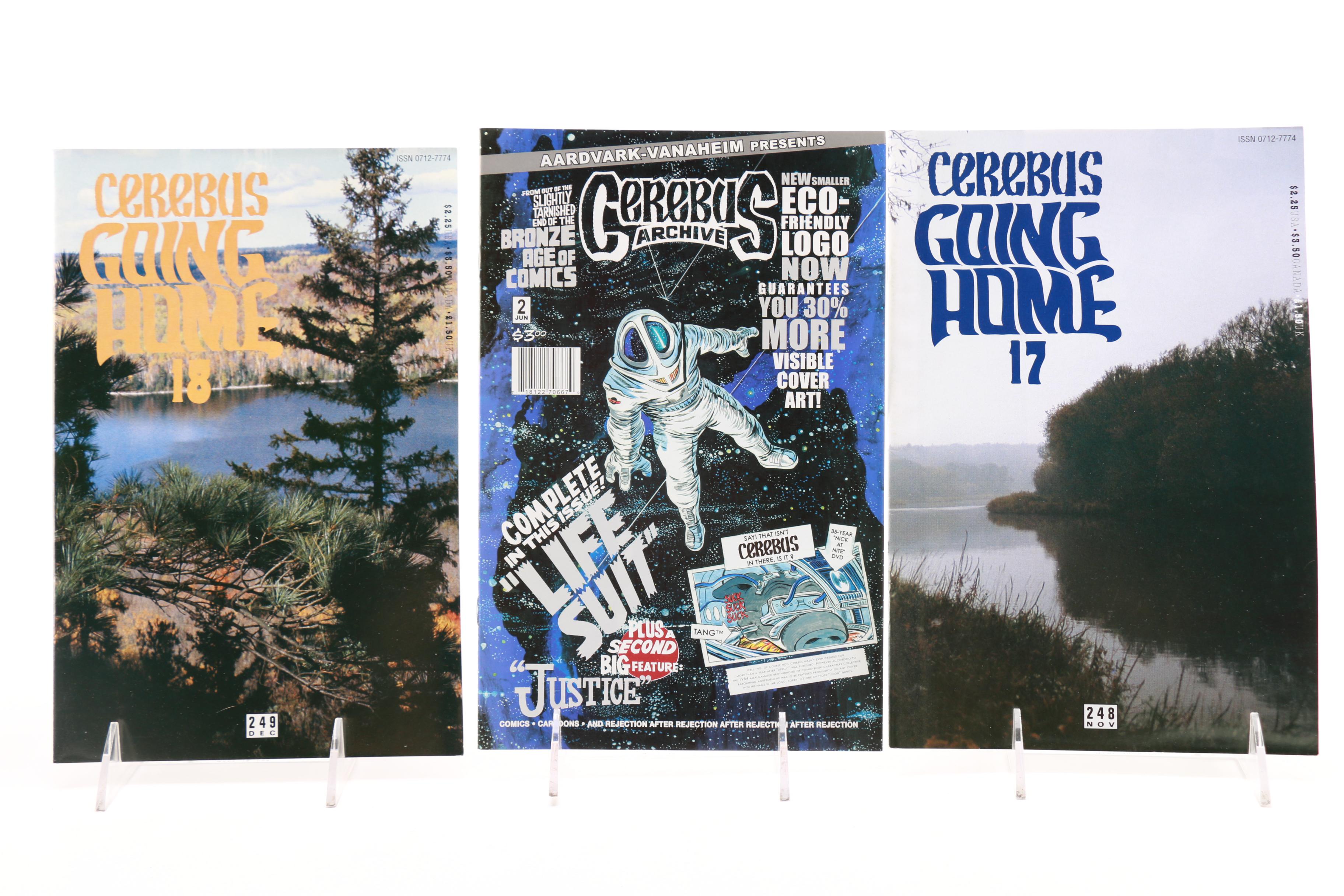 Modern Age Indie Comic Books Including "Cerebus" and "Uncle Slam & Fire Dog"