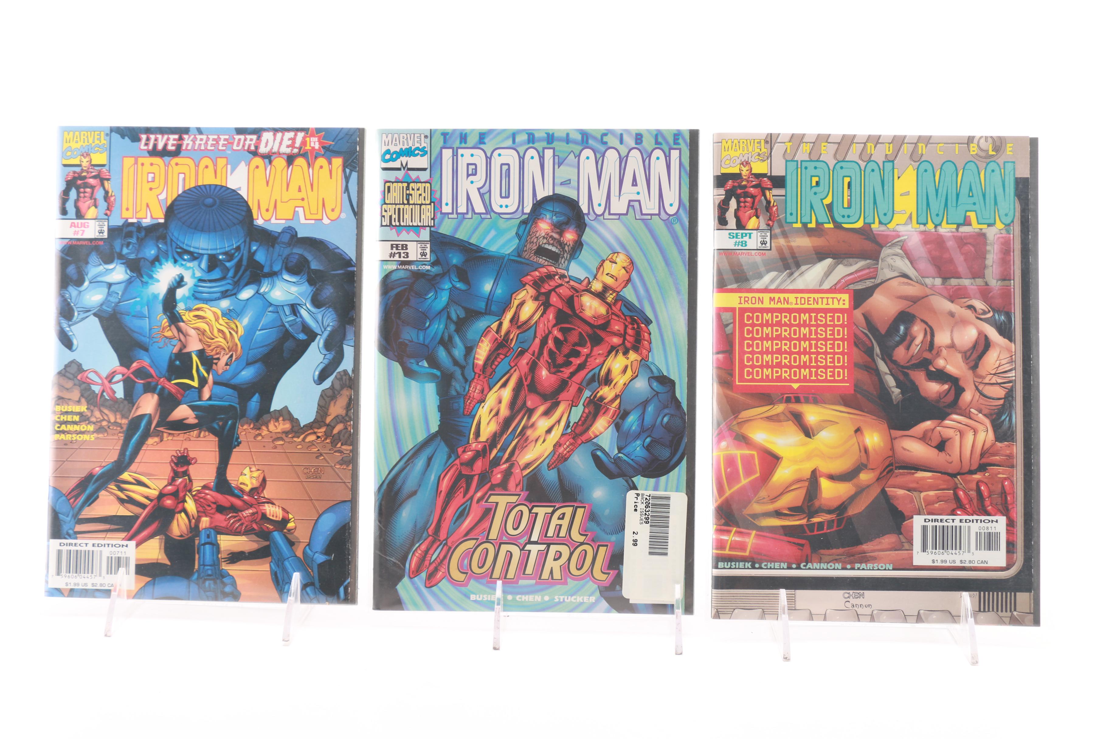 Modern Age Marvel "Thor," "Iron Man" and "Captain America" Comics
