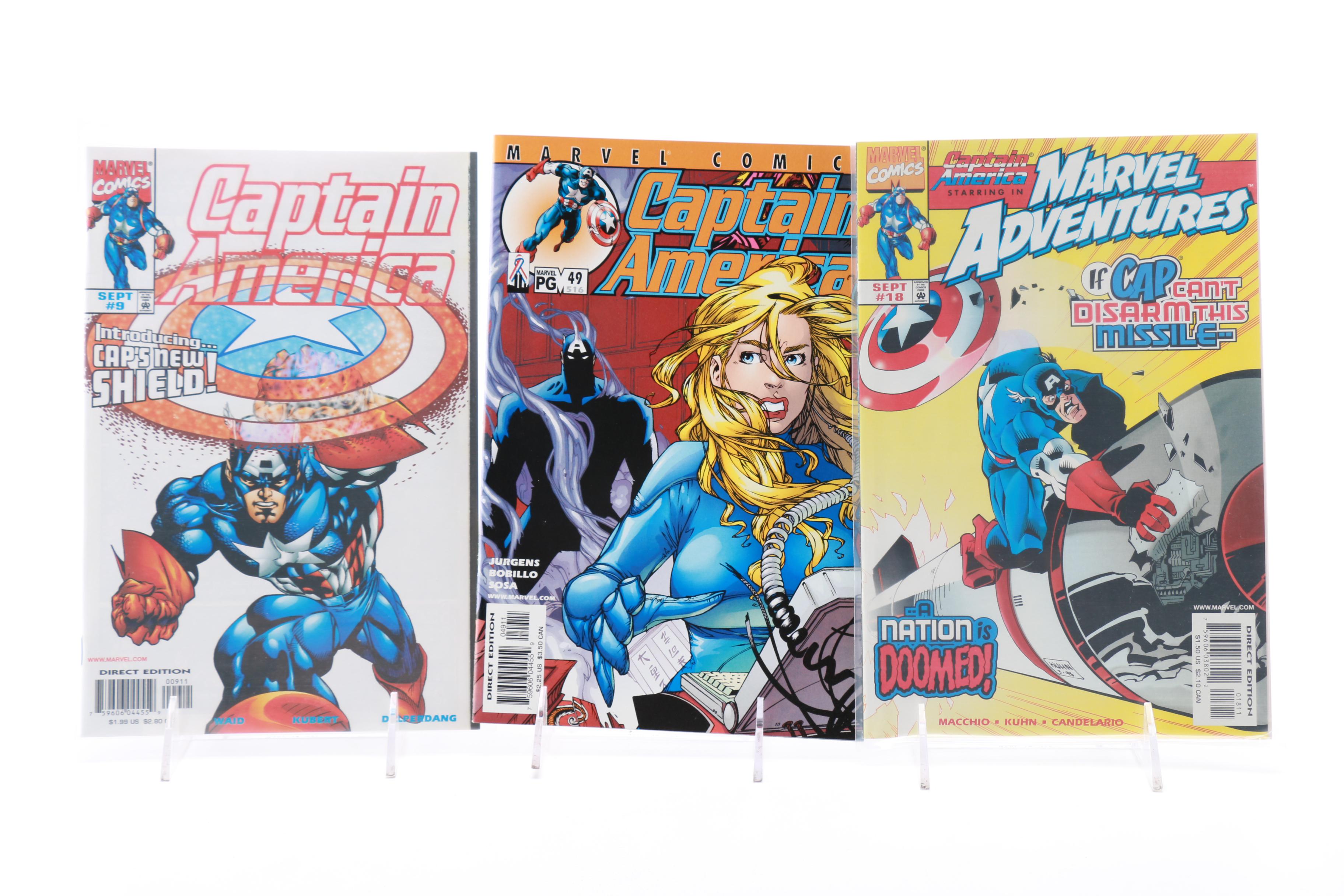 Modern Age Marvel "Thor," "Iron Man" and "Captain America" Comics