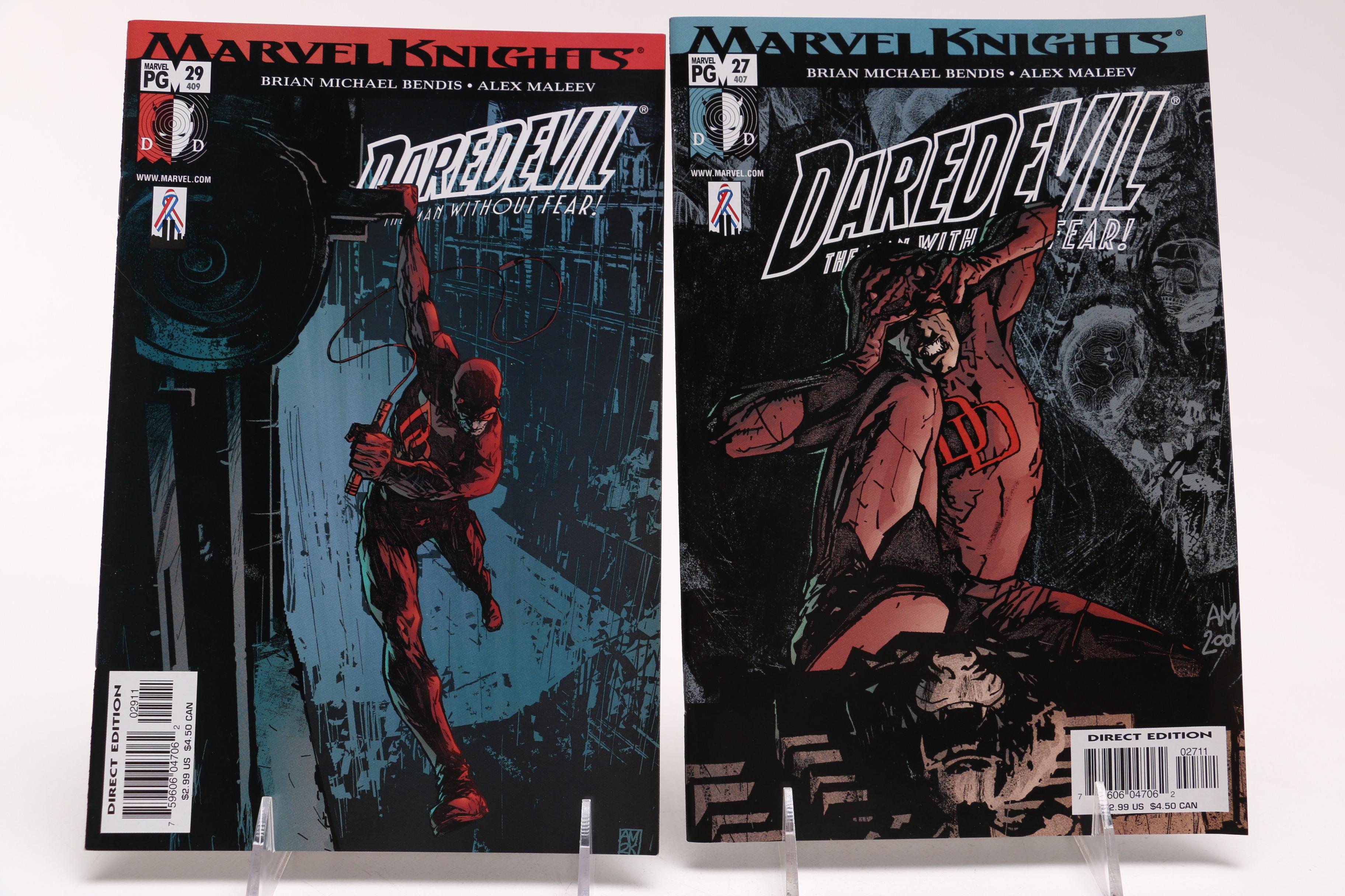 Modern Age Marvel Daredevil Comics Including "Ultimate Daredevil and Elektra"