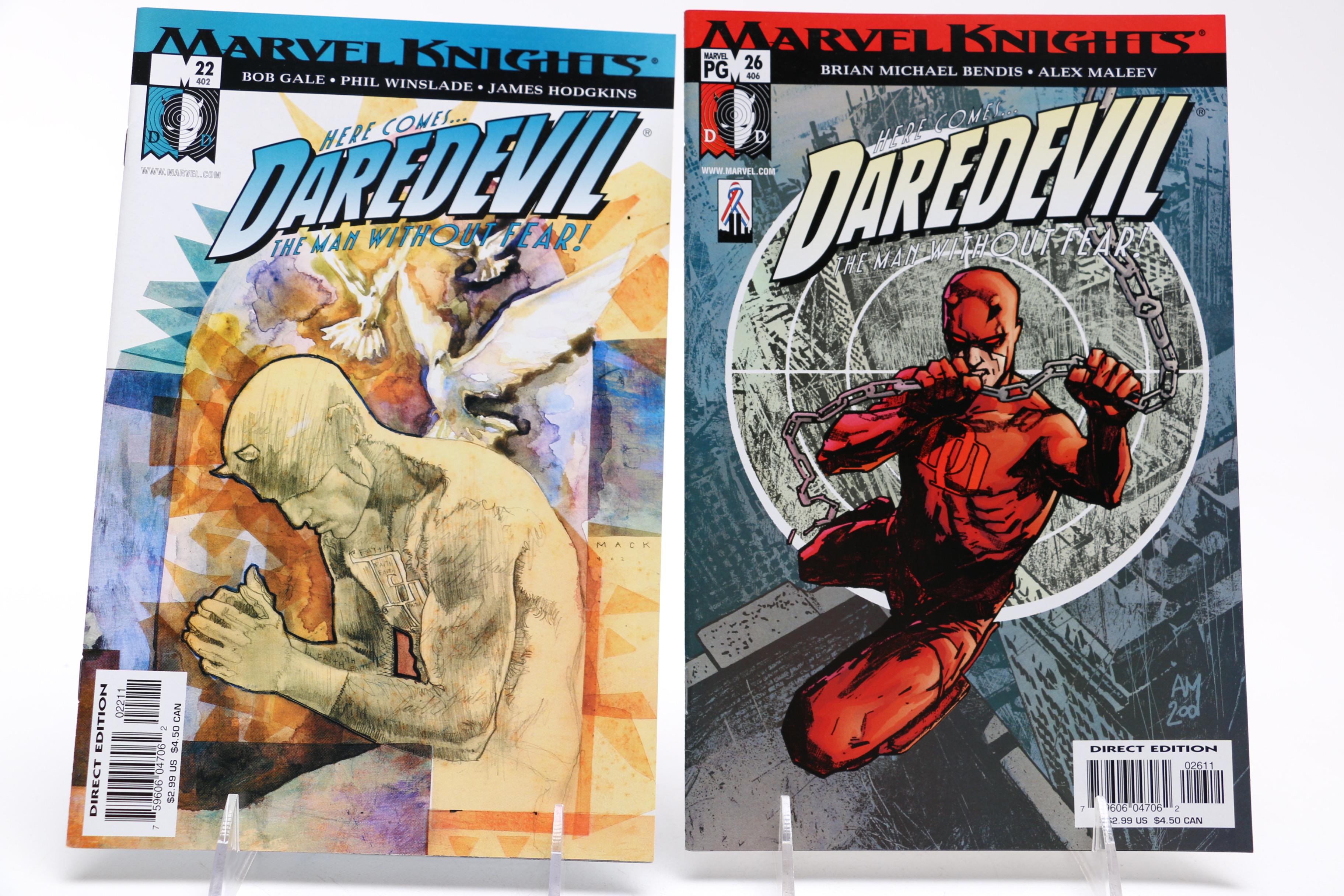 Modern Age Marvel Daredevil Comics Including "Ultimate Daredevil and Elektra"
