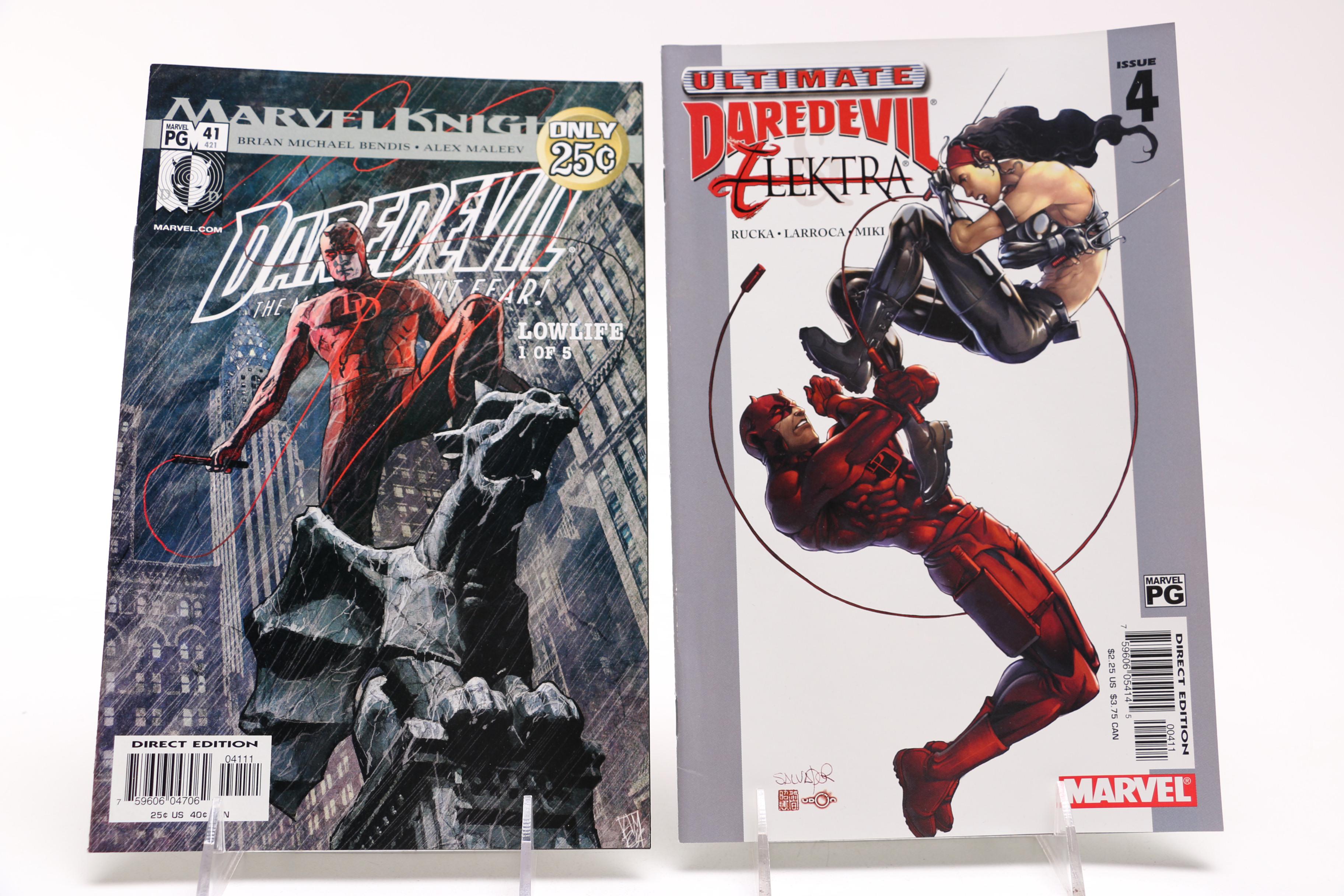 Modern Age Marvel Daredevil Comics Including "Ultimate Daredevil and Elektra"