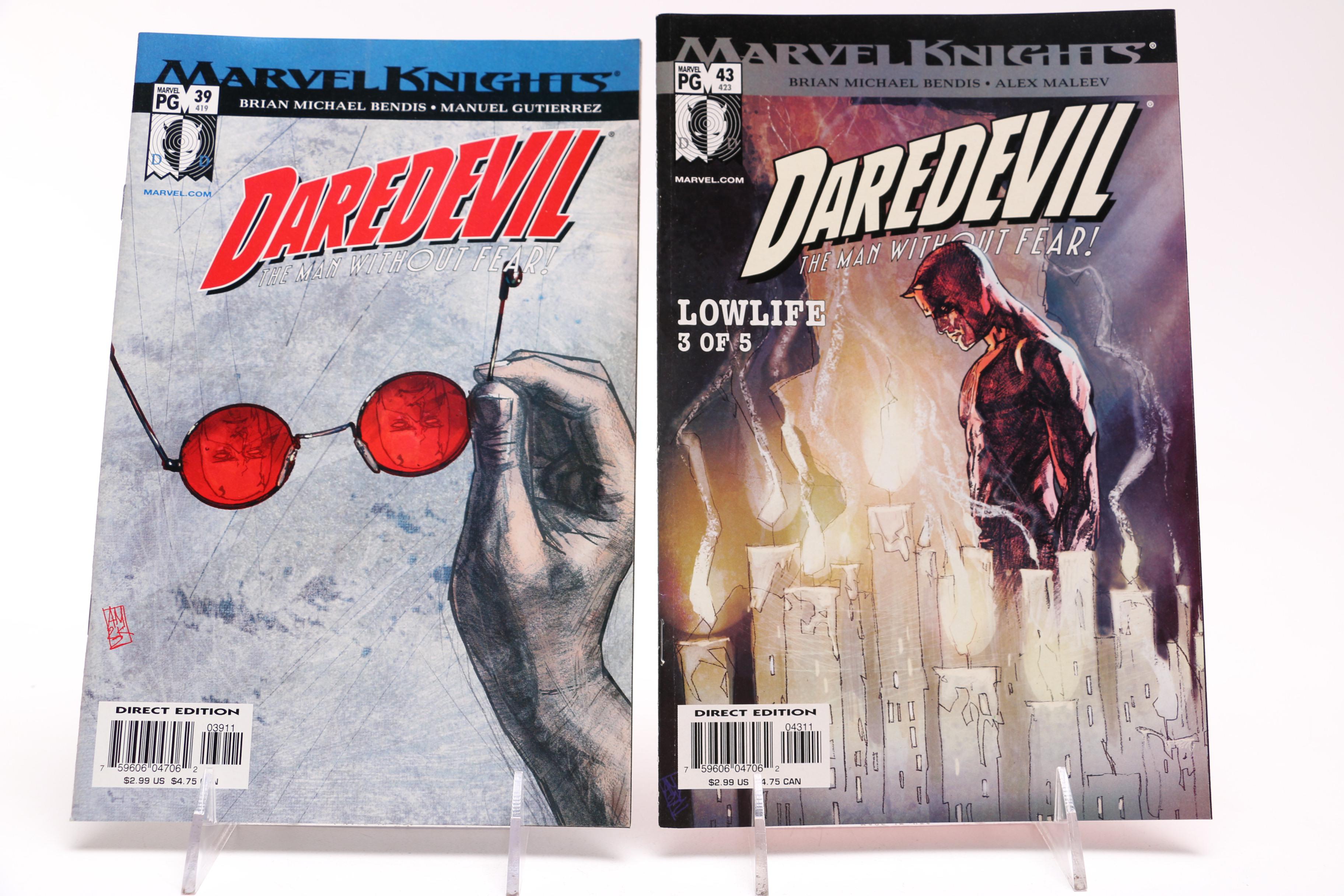 Modern Age Marvel Daredevil Comics Including "Ultimate Daredevil and Elektra"