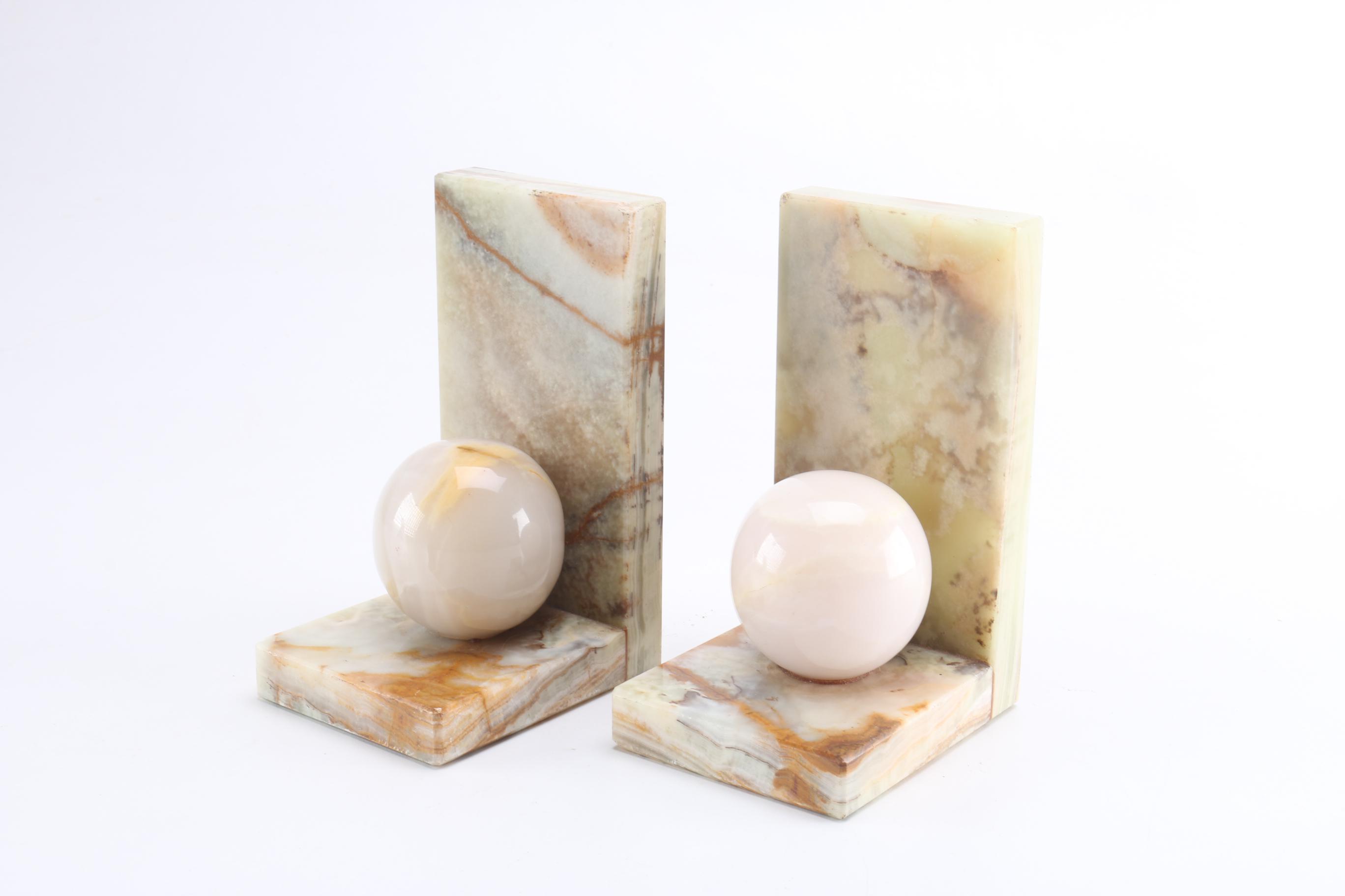 Onyx Bookends