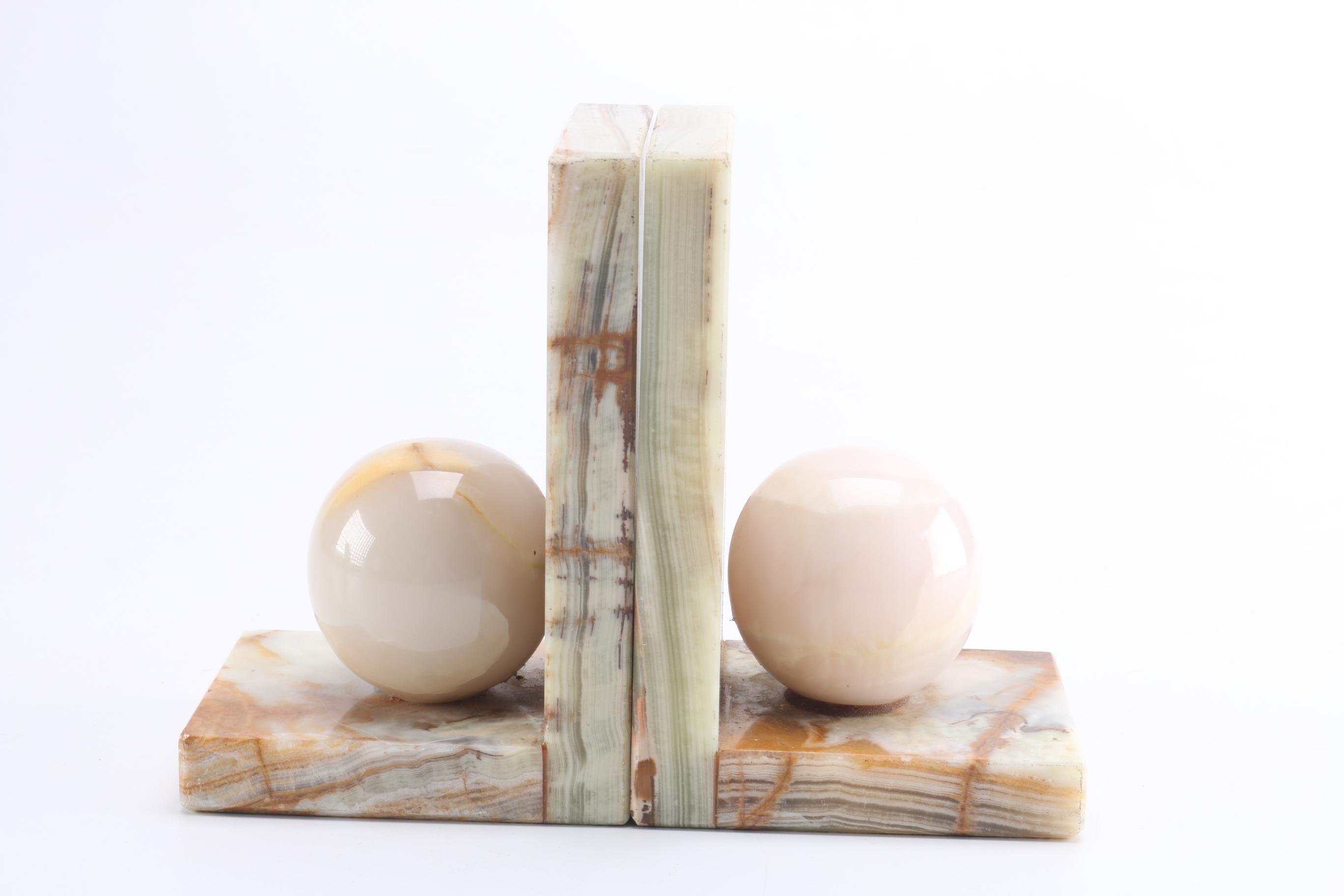 Onyx Bookends