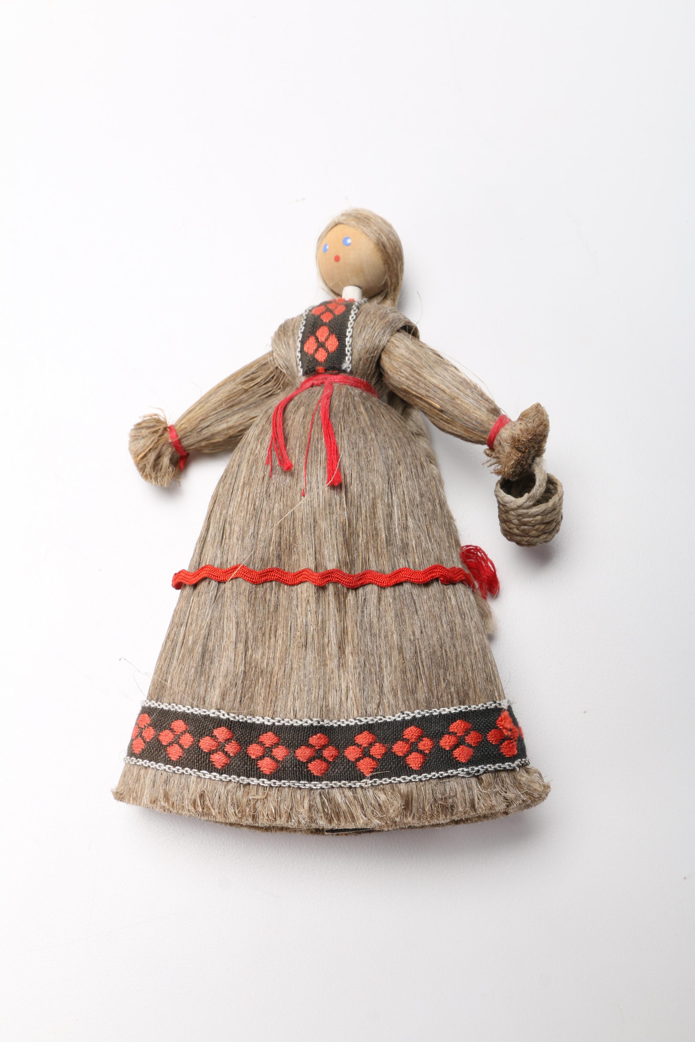 Soviet USSR Era Corn Husk Dolls