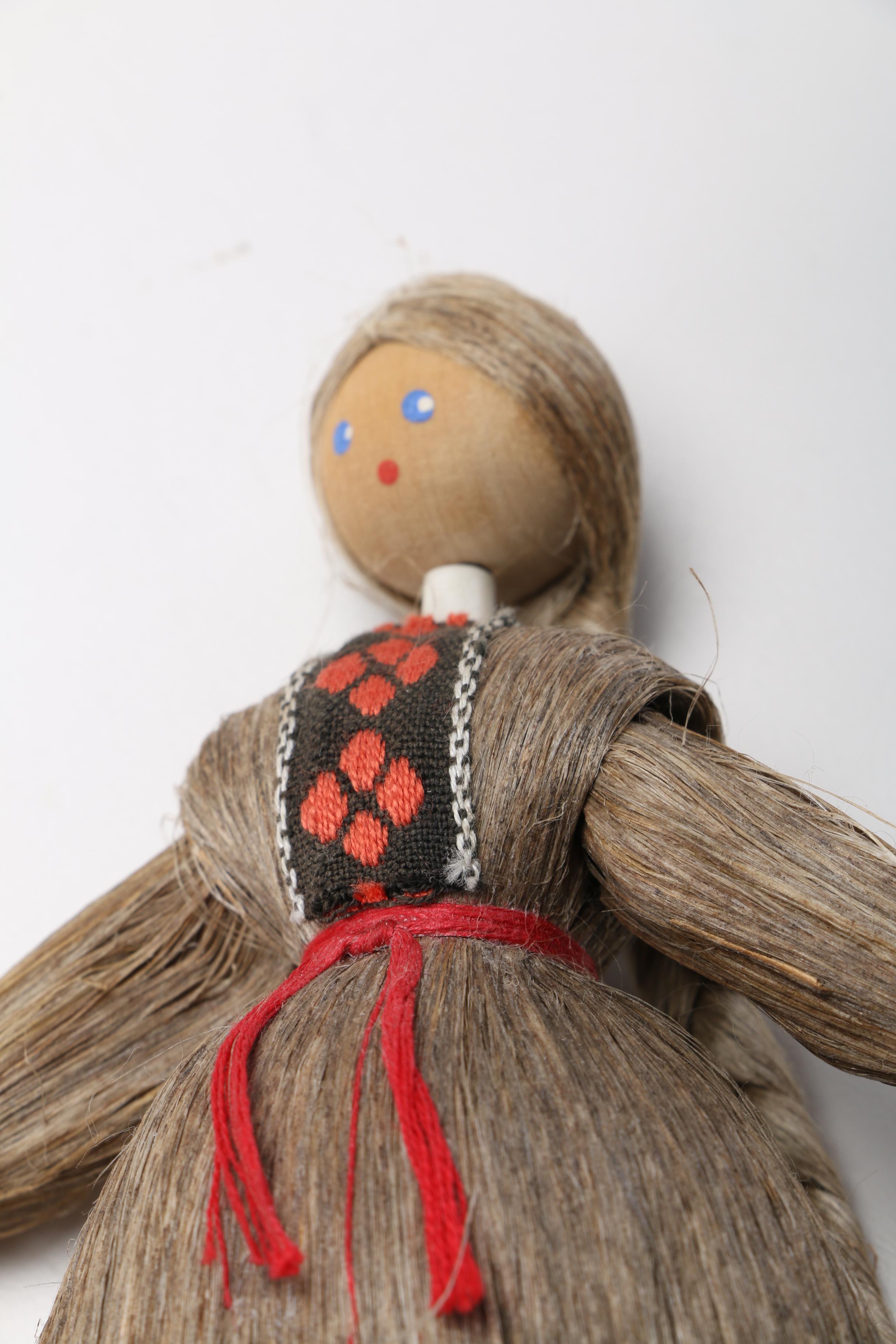 Soviet USSR Era Corn Husk Dolls