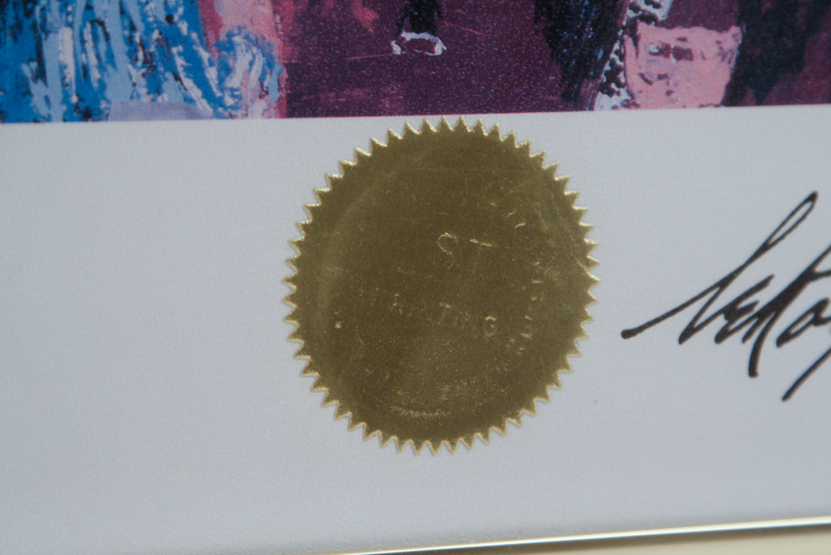 First Printing of Leroy Neiman Poster "F.X. McRory's Whiskey Bar"