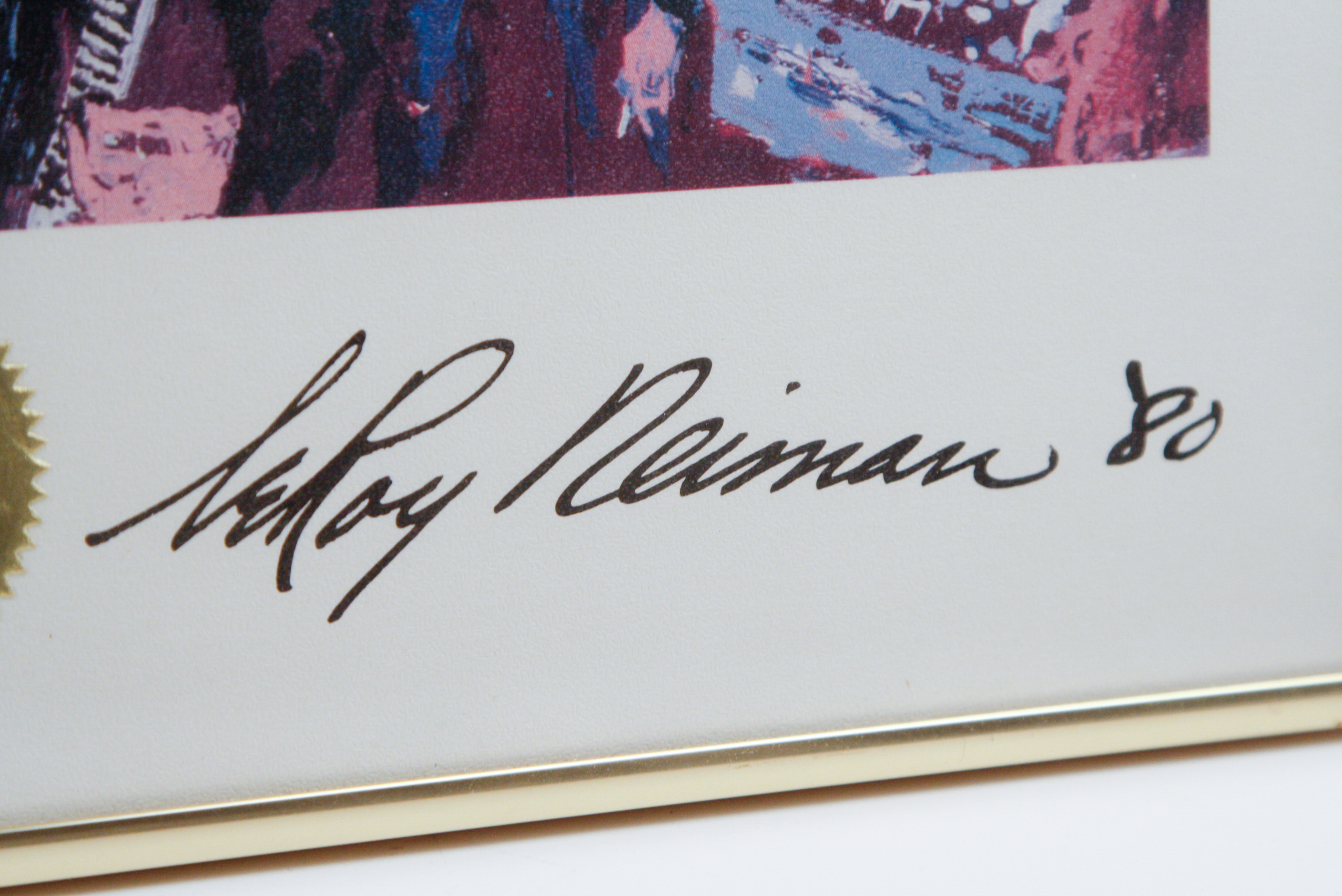 First Printing of Leroy Neiman Poster "F.X. McRory's Whiskey Bar"