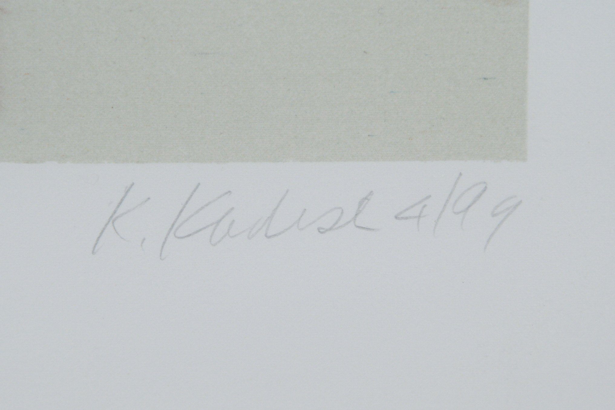 Original Katherine Kadish Monotype April Series 11, 1999