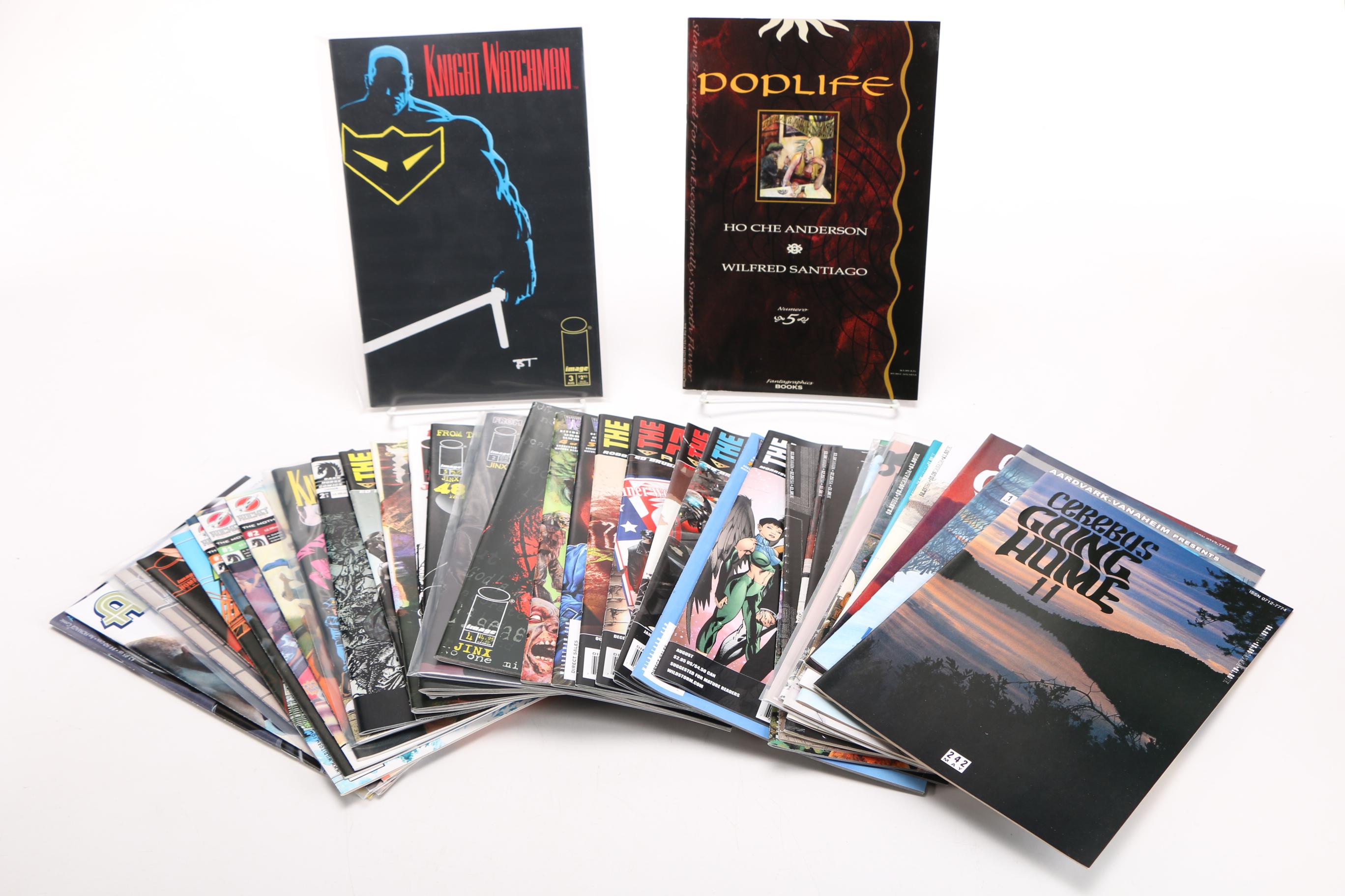 Modern Age Comics Including "Cerebus" and "The Authority"