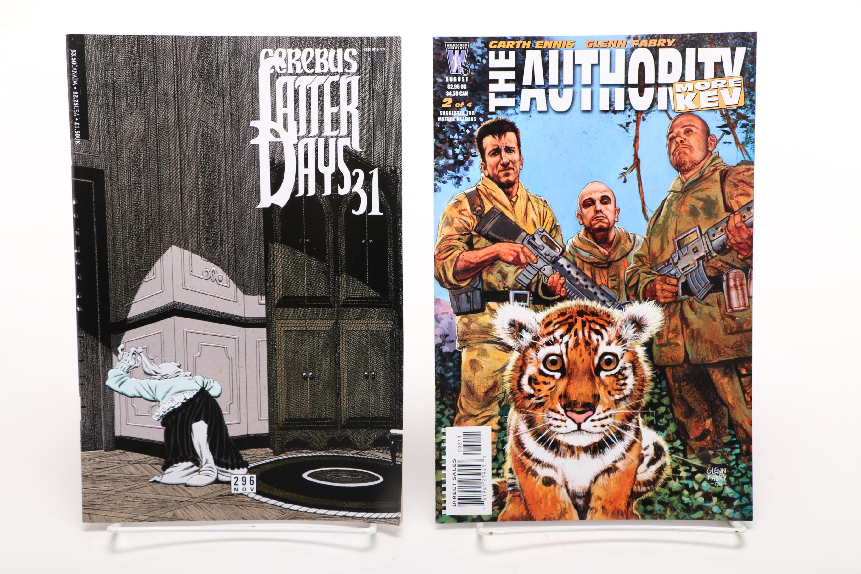 Modern Age Comics Including "Cerebus" and "The Authority"