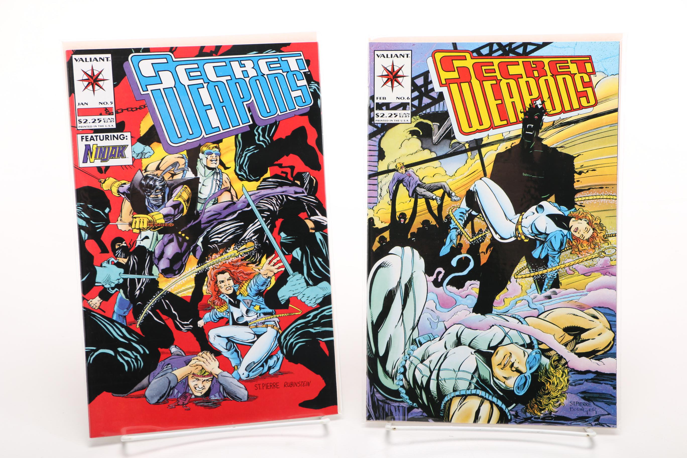 1990s Valiant Comics Including "Secret Weapons"