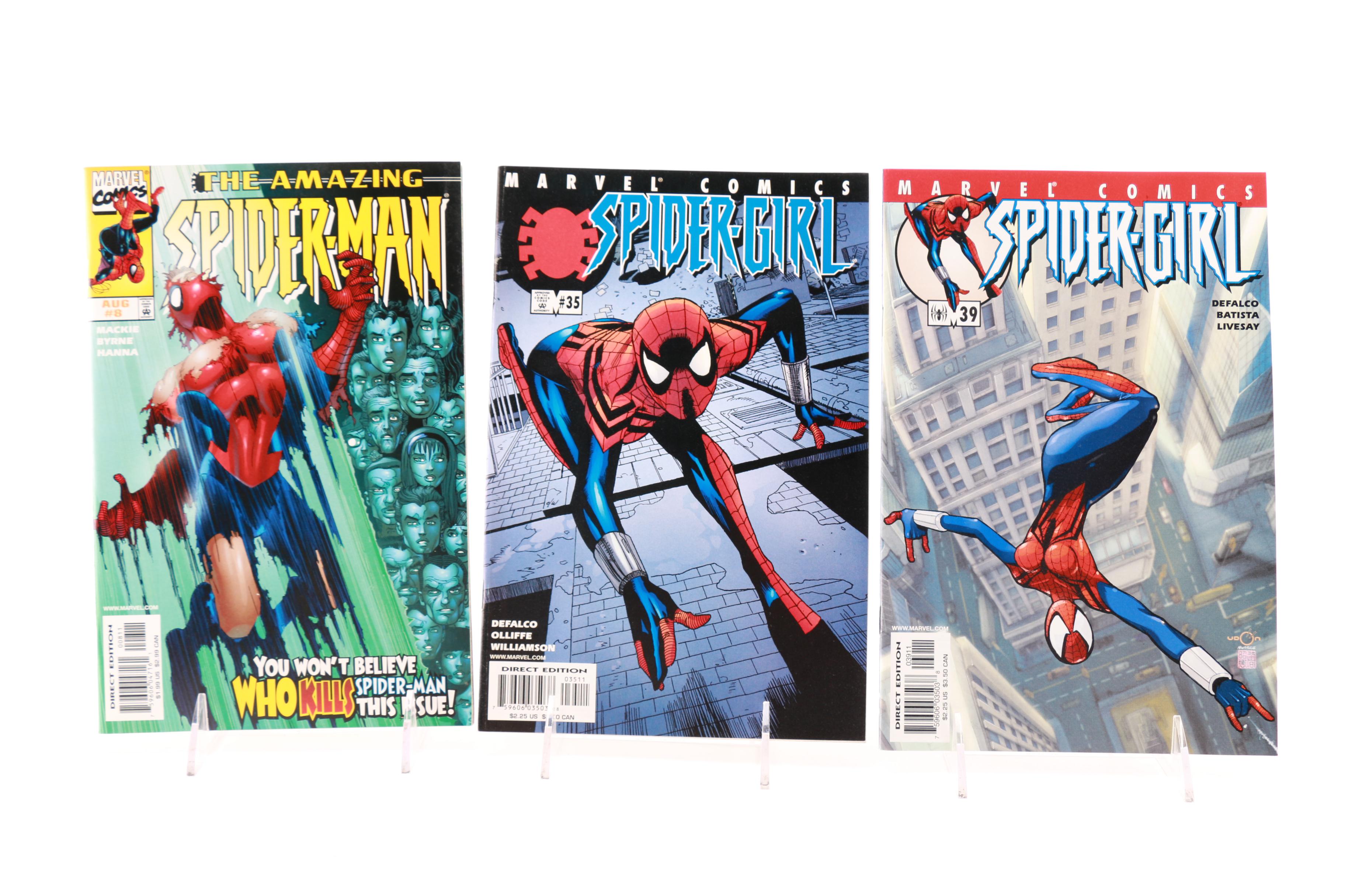 Modern Age Marvel "Spider-Girl" and "Spider-Man" Comics