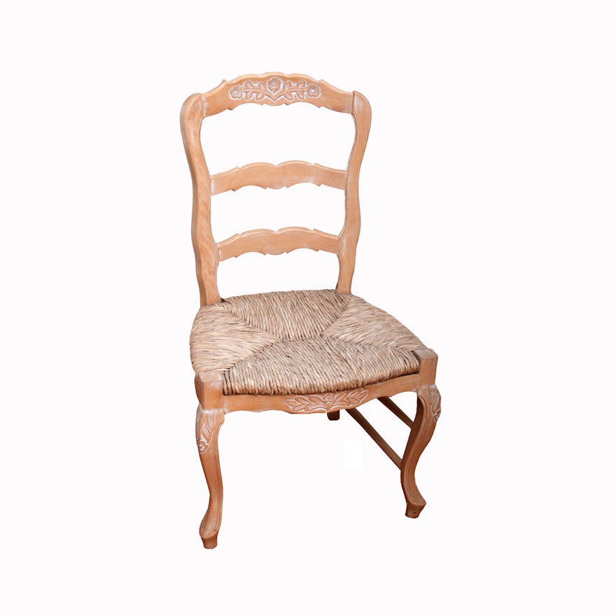 Contemporary Provencal Style Ladderback Chair
