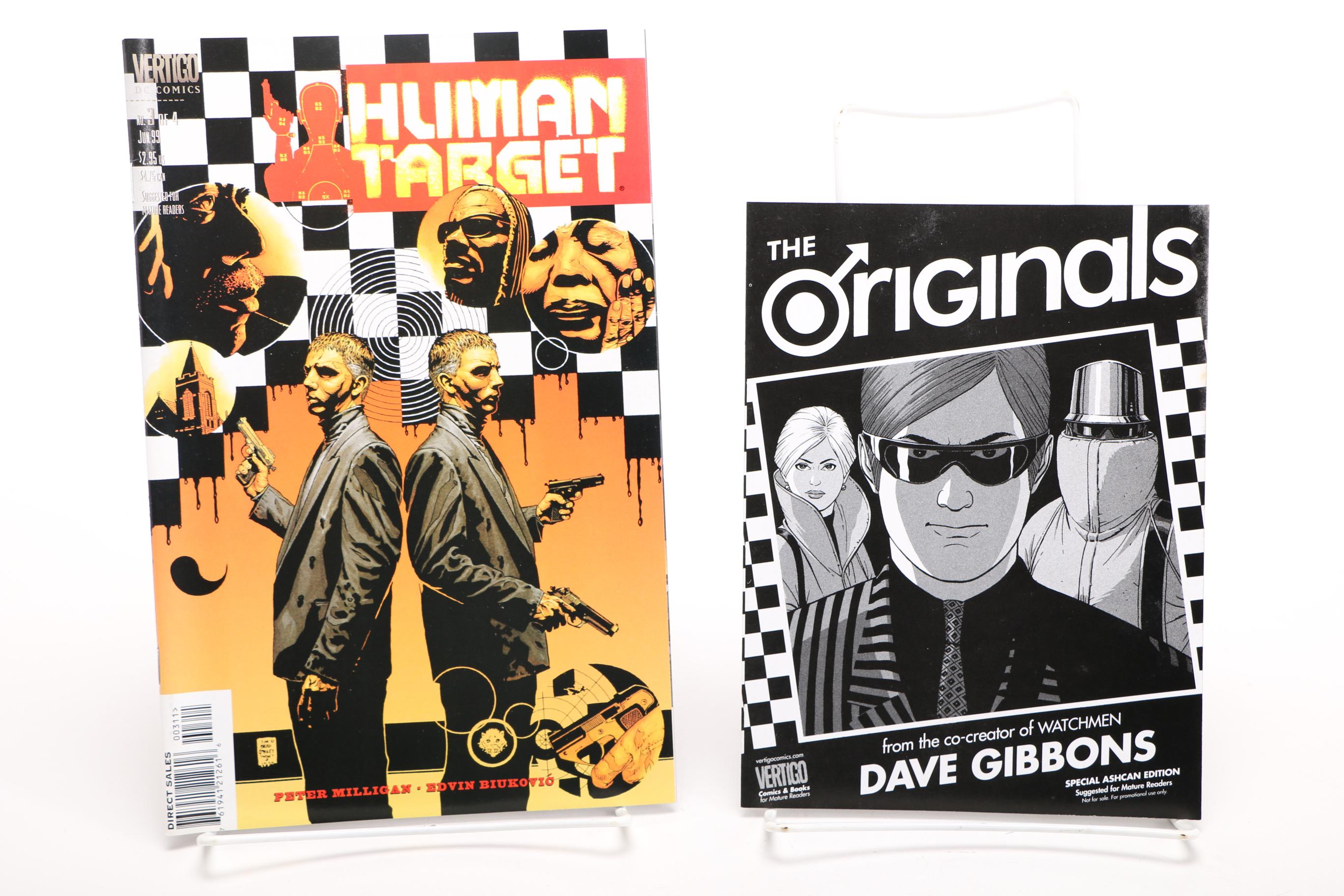 Modern Age Vertigo Comics Including "Human Target", "Swamp Thing" and "Weird War Tales"