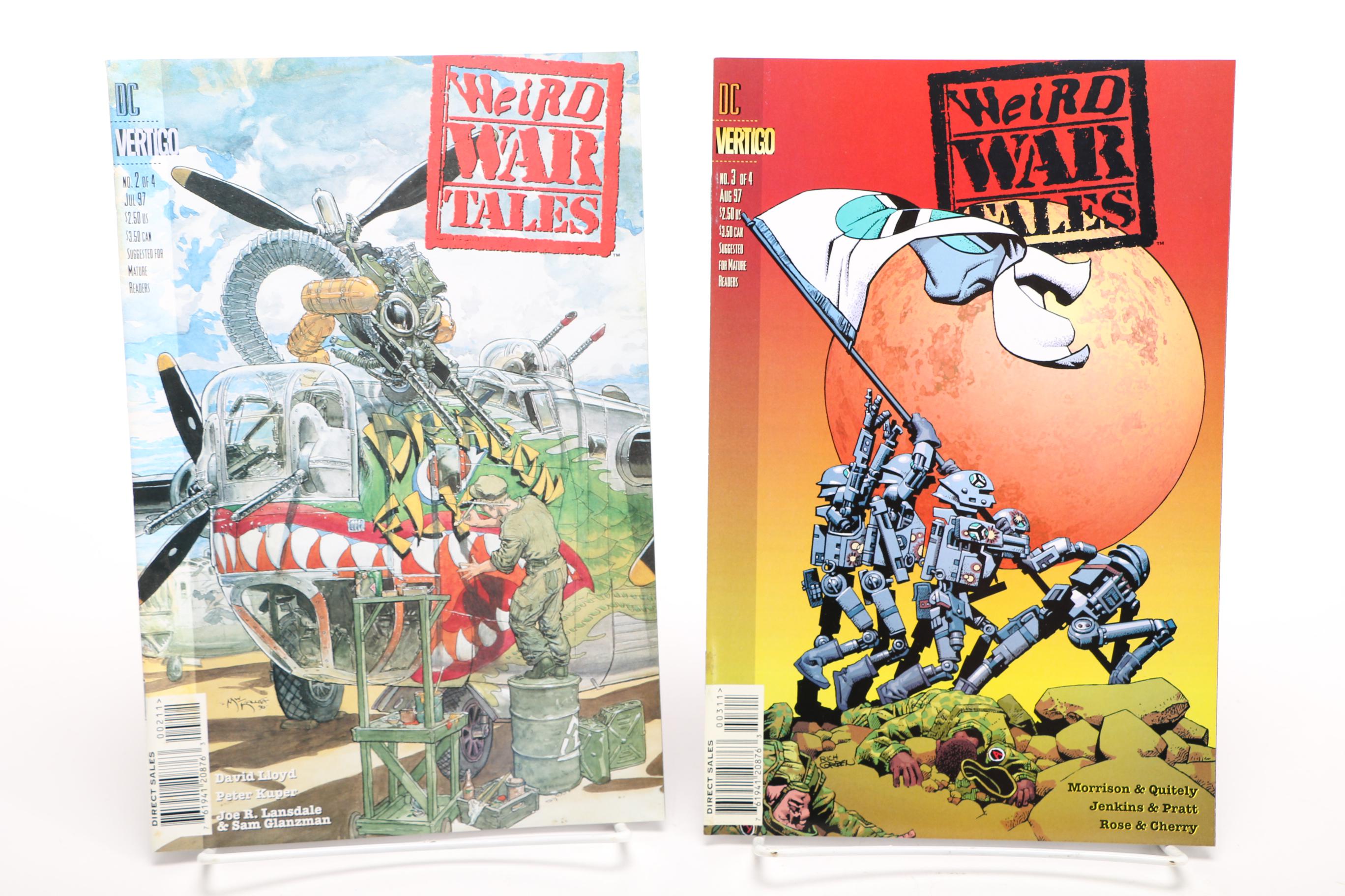 Modern Age Vertigo Comics Including "Human Target", "Swamp Thing" and "Weird War Tales"