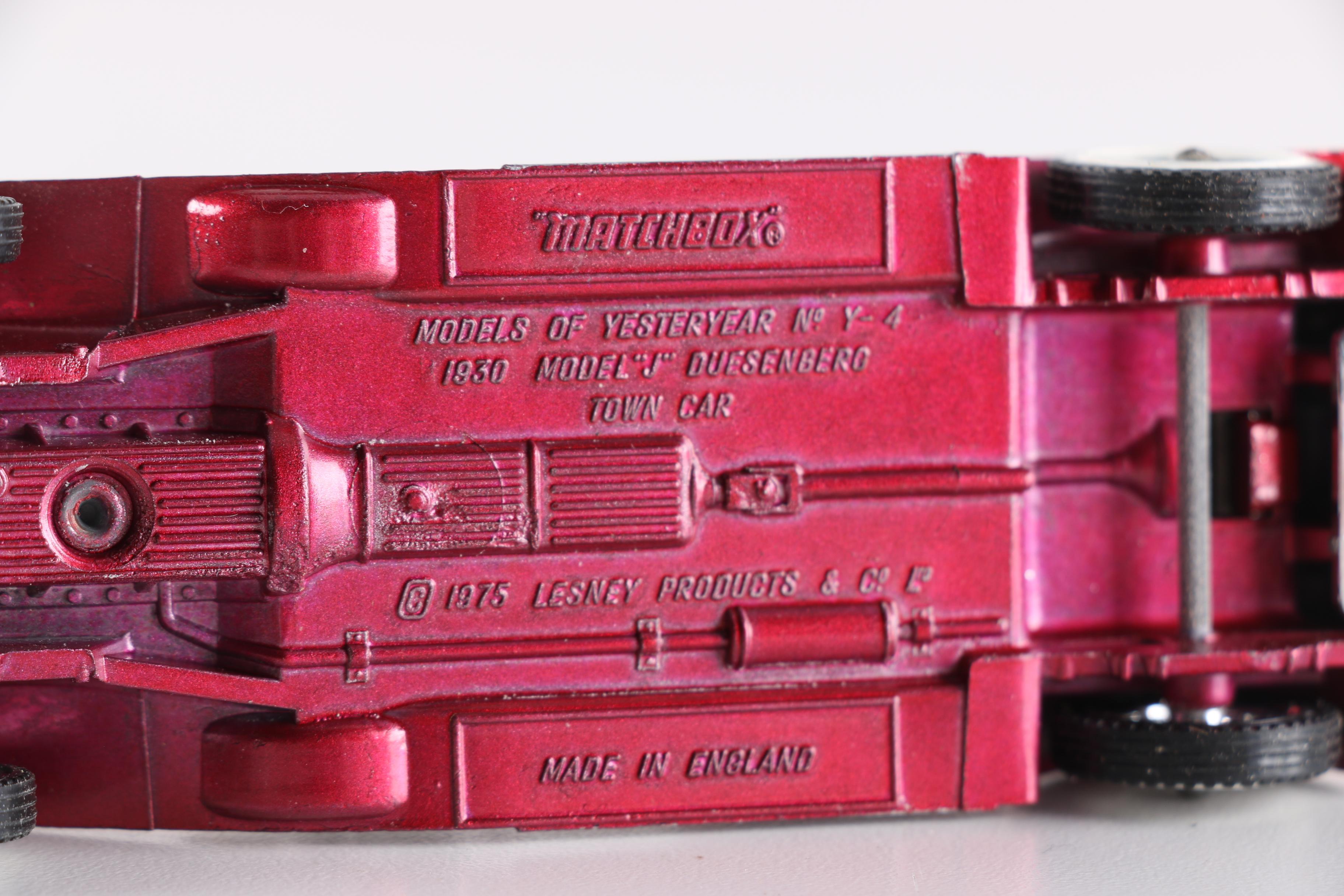 Matchbox Cars of Yesteryear Collection