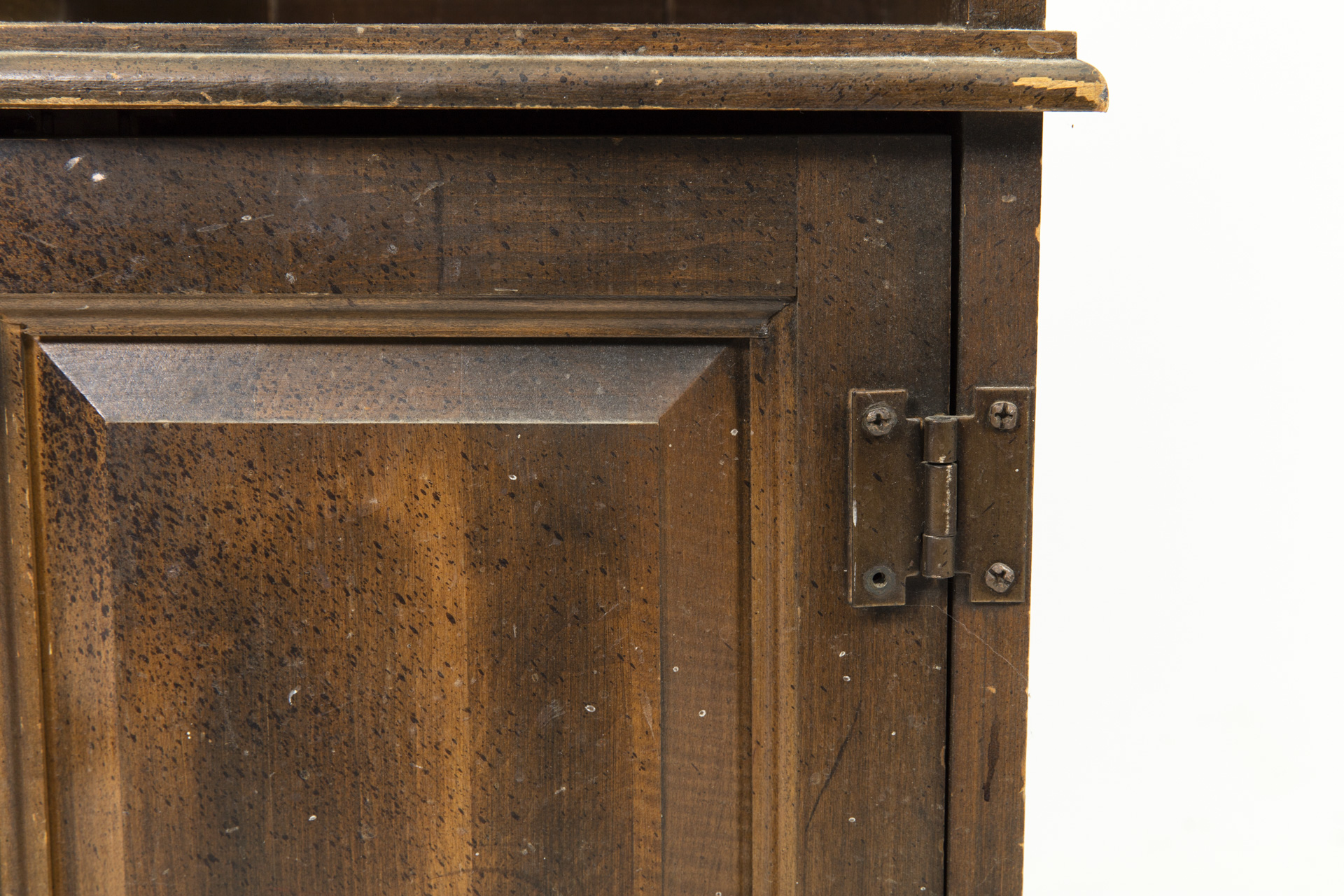 Poplar Tall Case Clock With Shelving