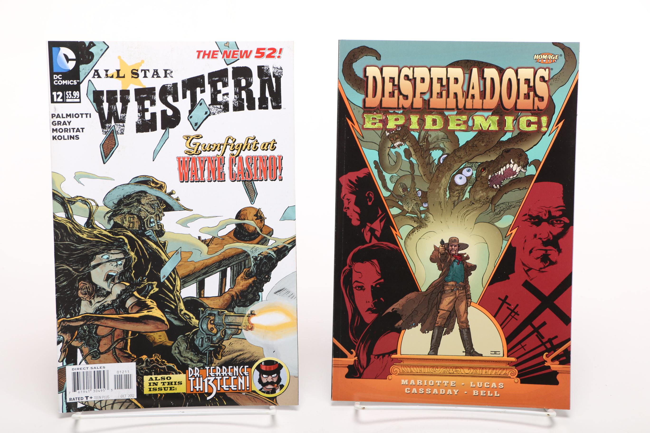 Vintage and Modern Age Western Genre Comics