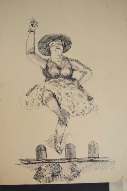 H. L. Gadbury Early Ink and Pencil Sketches