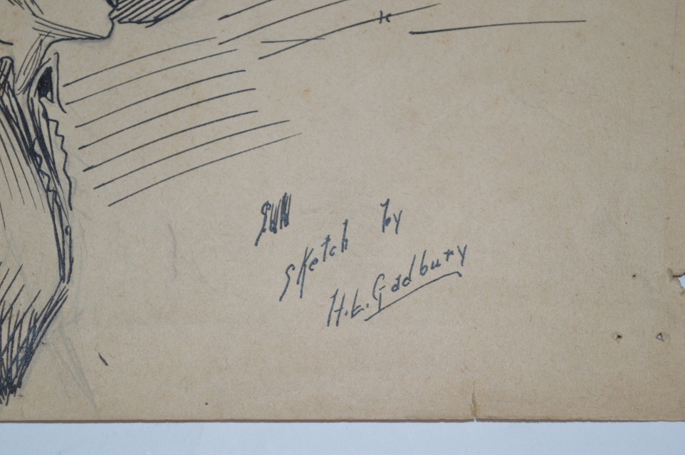 H. L. Gadbury Early Ink and Pencil Sketches
