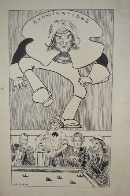 H. L. Gadbury Early Ink and Pencil Sketches