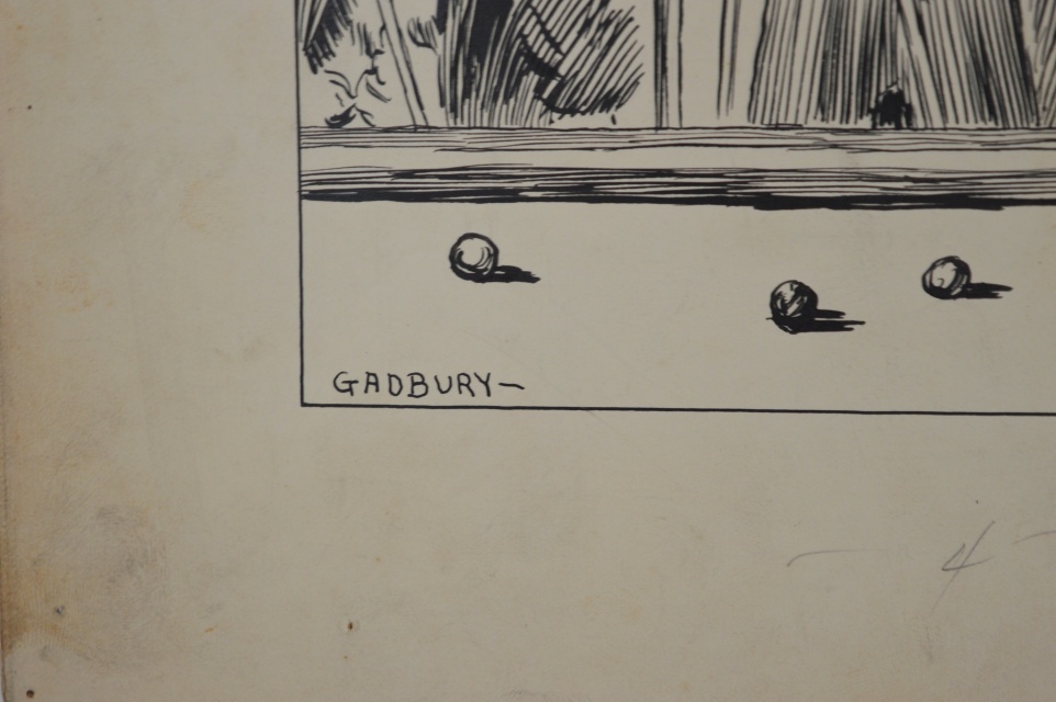 H. L. Gadbury Early Ink and Pencil Sketches