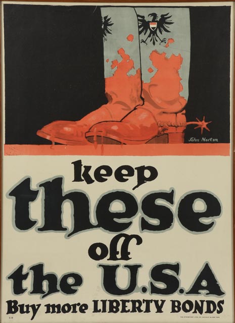 Original WWI Propaganda Poster "Keep These Off the U. S. A."