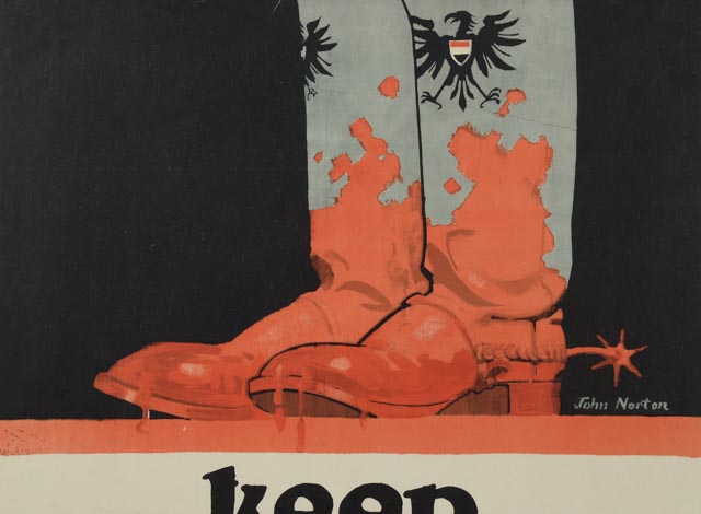 Original WWI Propaganda Poster "Keep These Off the U. S. A."