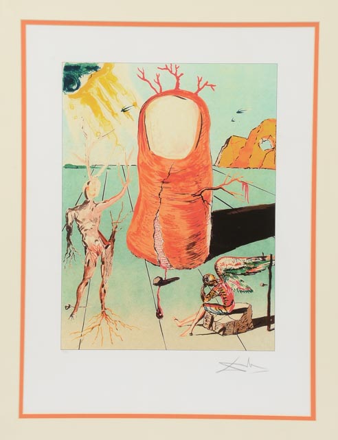 Giclée After Salvador Dalí "The Vision of the Angel of Cap Creus"