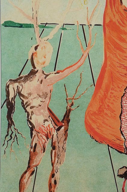 Giclée After Salvador Dalí "The Vision of the Angel of Cap Creus"