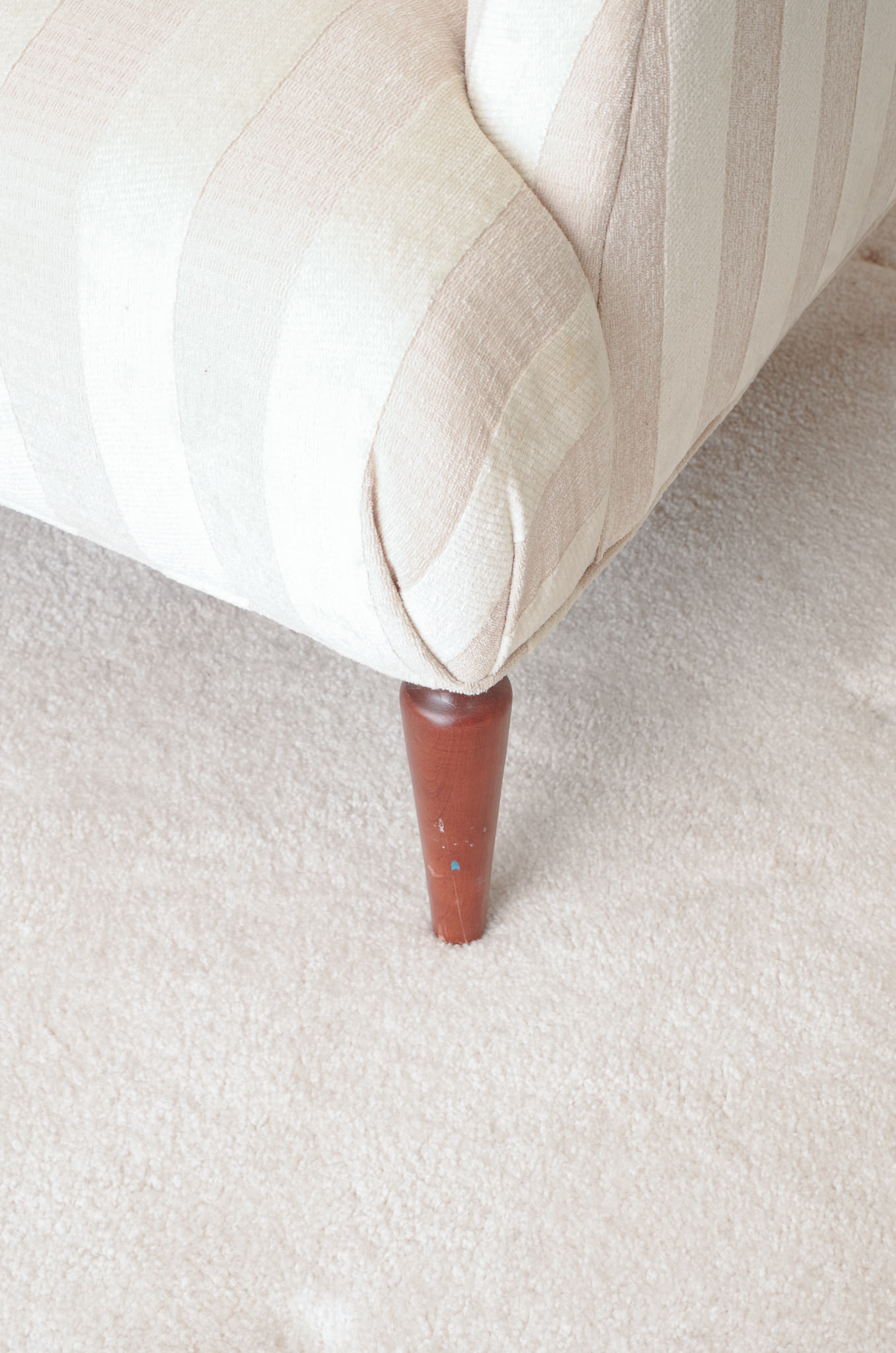 Cushioned and Upholstered Armchair