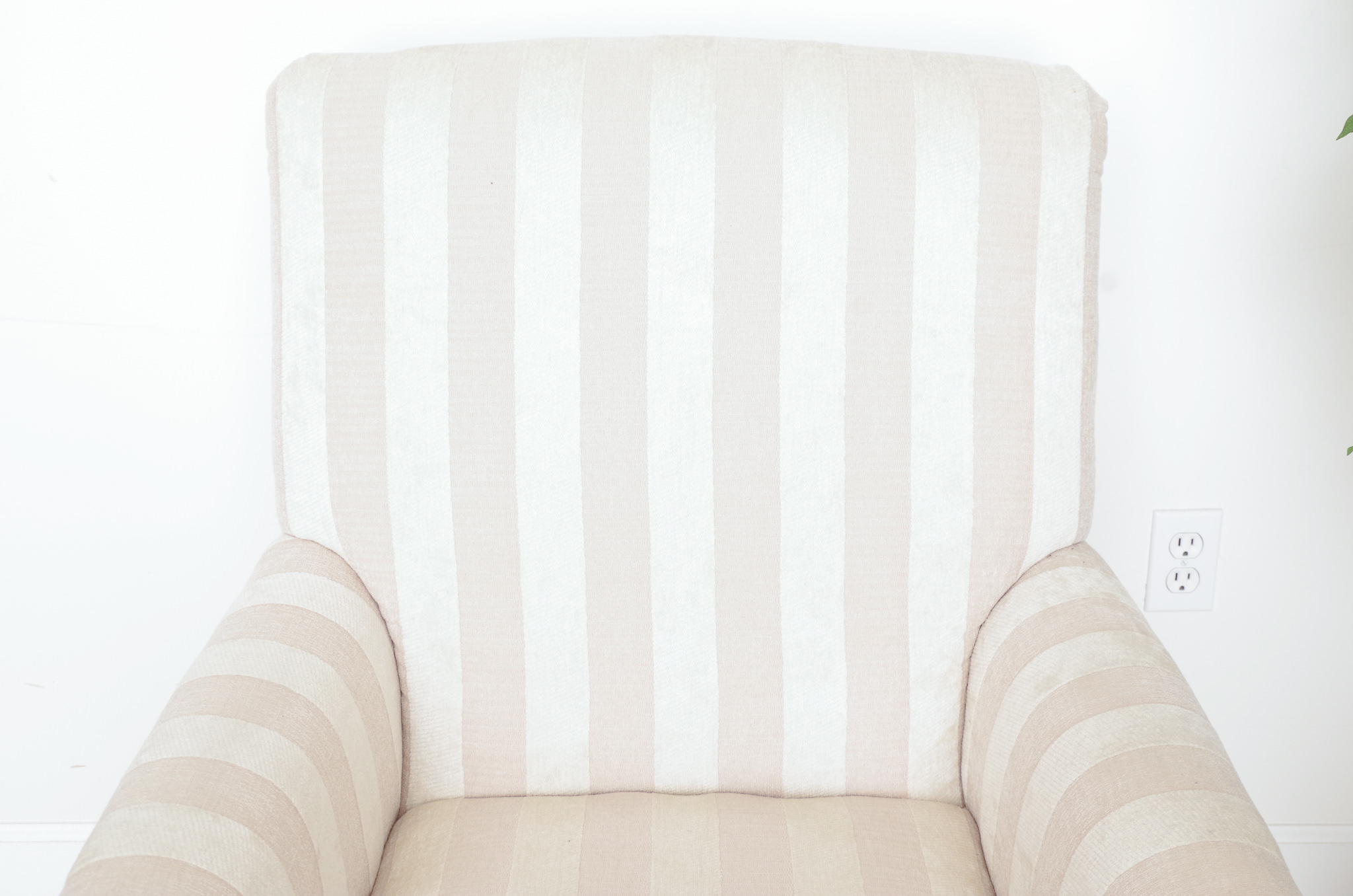 Cushioned and Upholstered Armchair