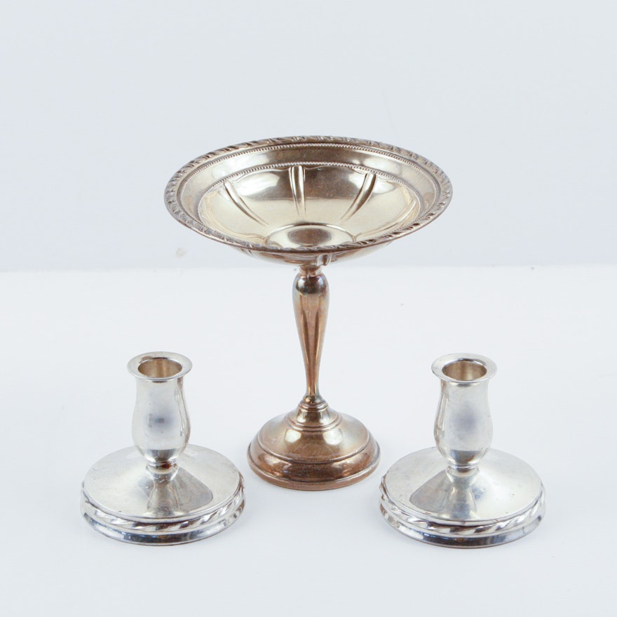 Weighted Sterling Tableware by Towle and Arnston Silver Co.