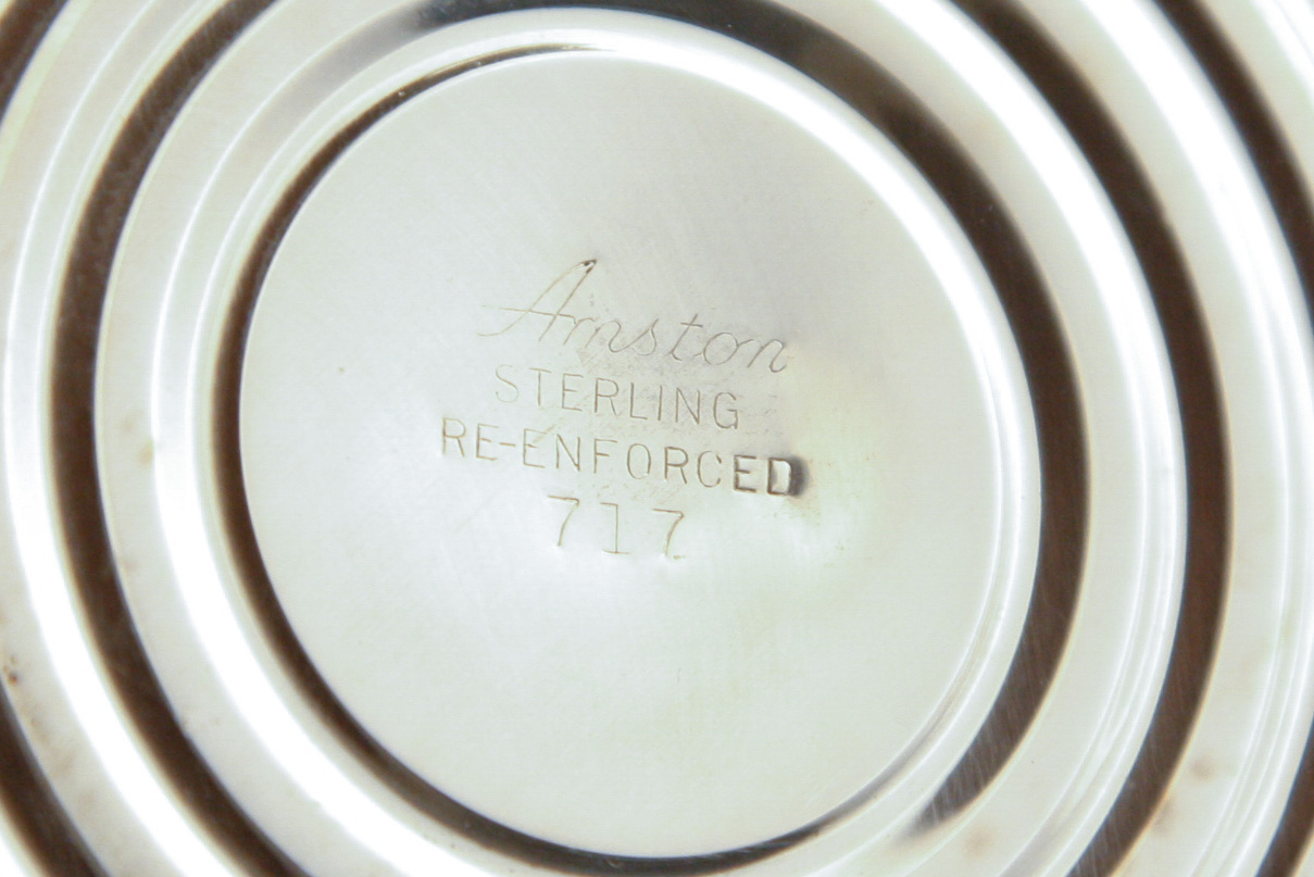 Weighted Sterling Tableware by Towle and Arnston Silver Co.